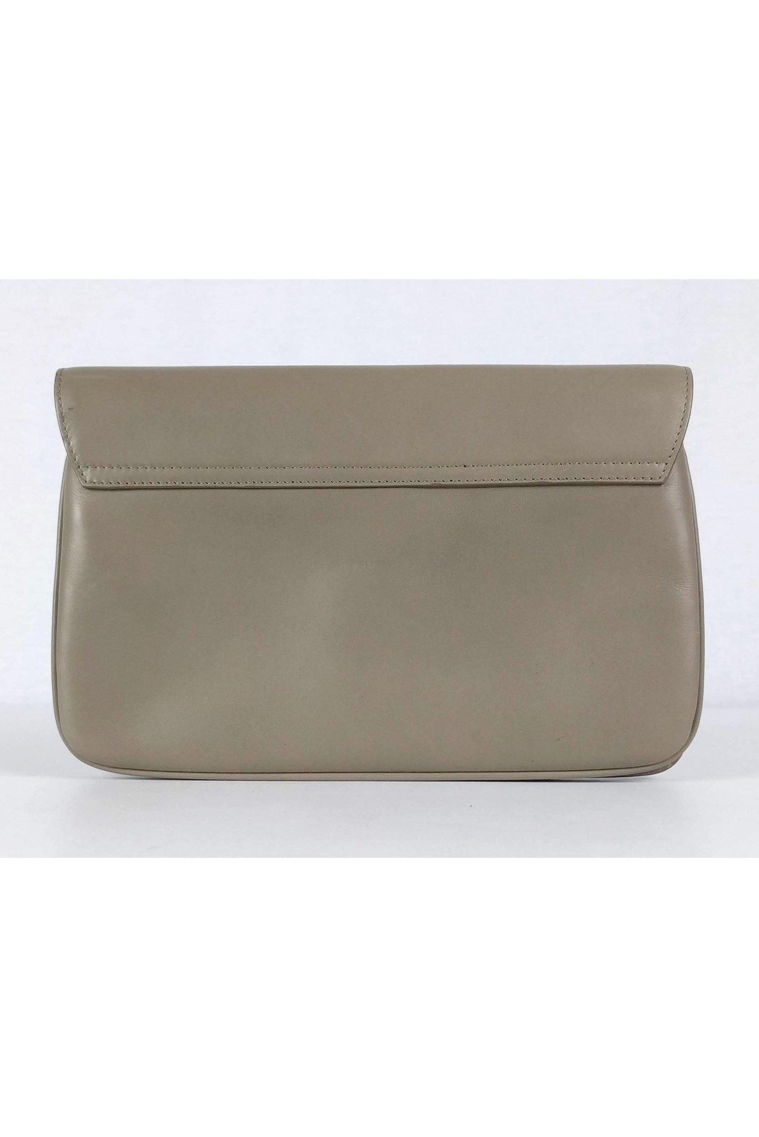 Derek Lam Taupe Leather Clutch - A Chic Accessory