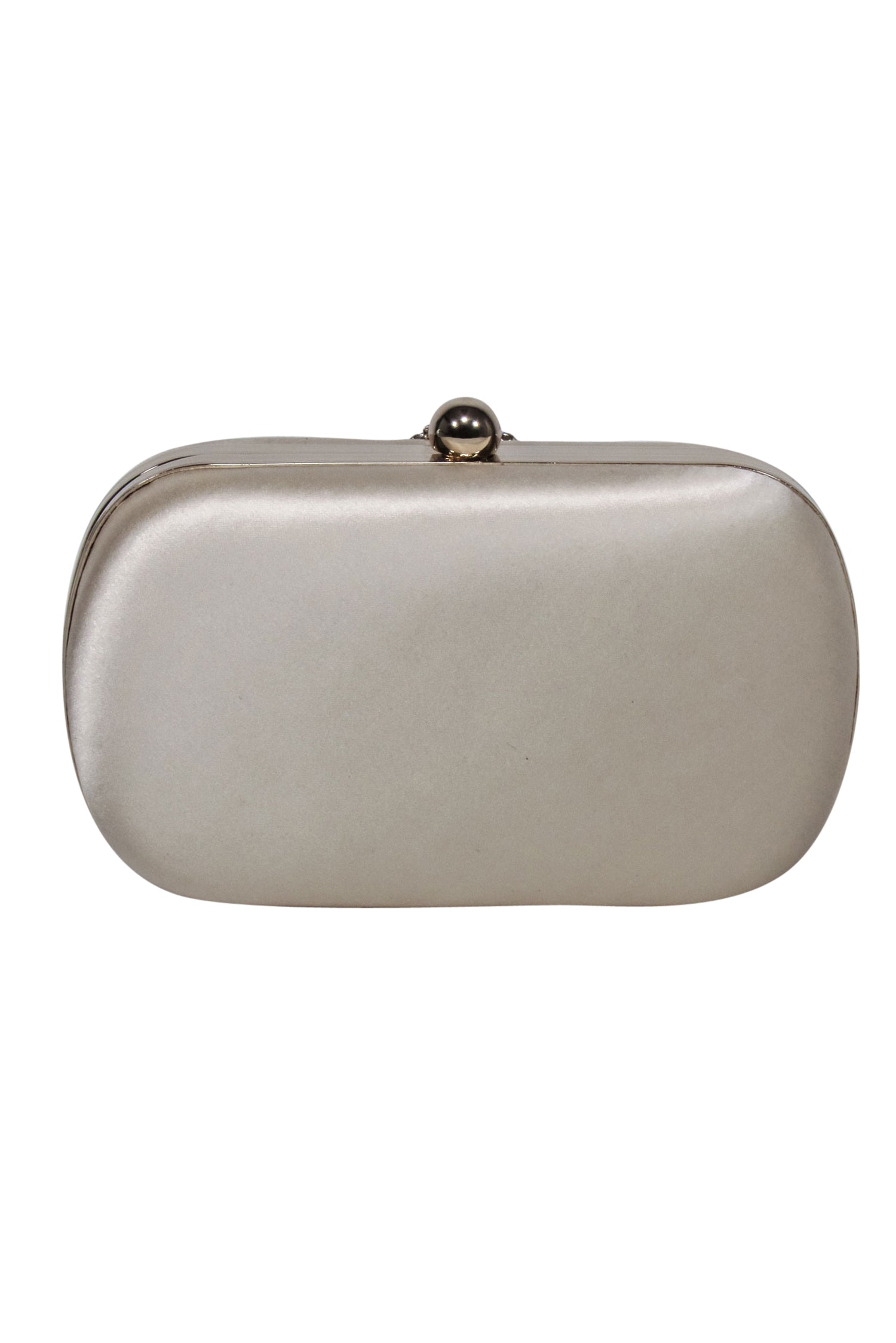 Badgley Mischka Cream Satin Jeweled Clutch: A Sparkling Love Affair