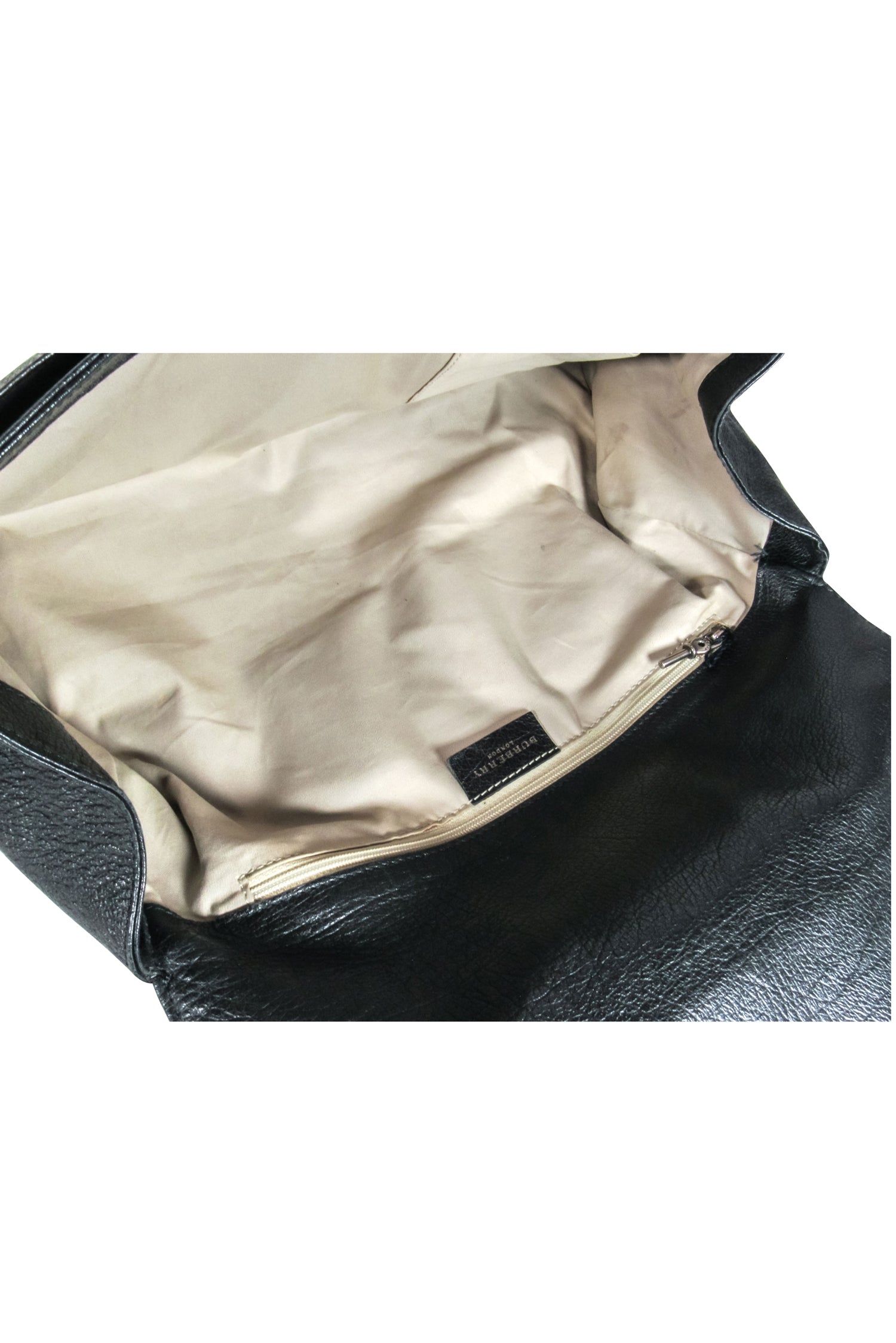Burberry Black Leather Y2K Shoulder Bag: The Ultimate Chic Accessory