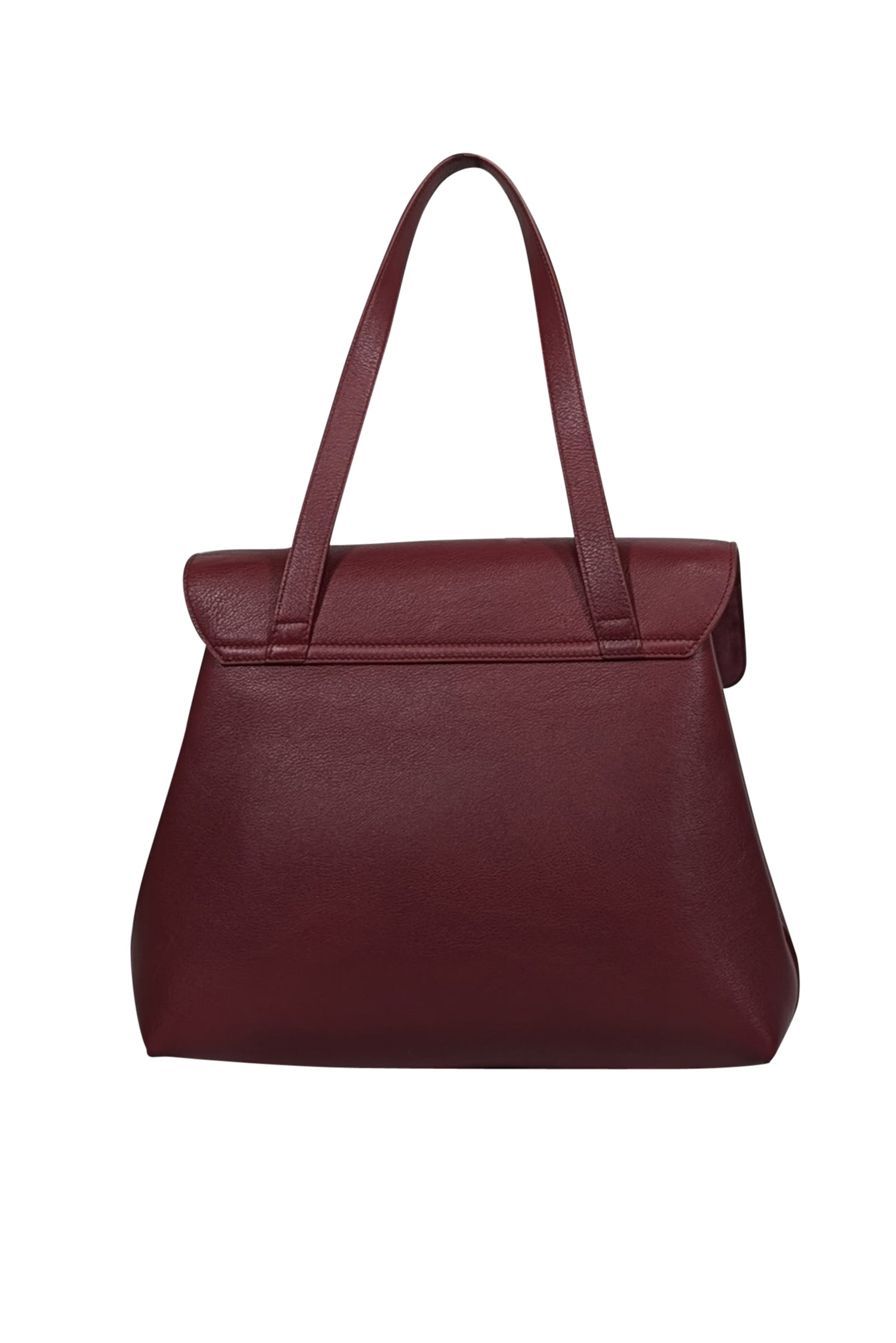 Mansur Gavriel's Irresistible Wine Red Pebbled Leather Shoulder Bag