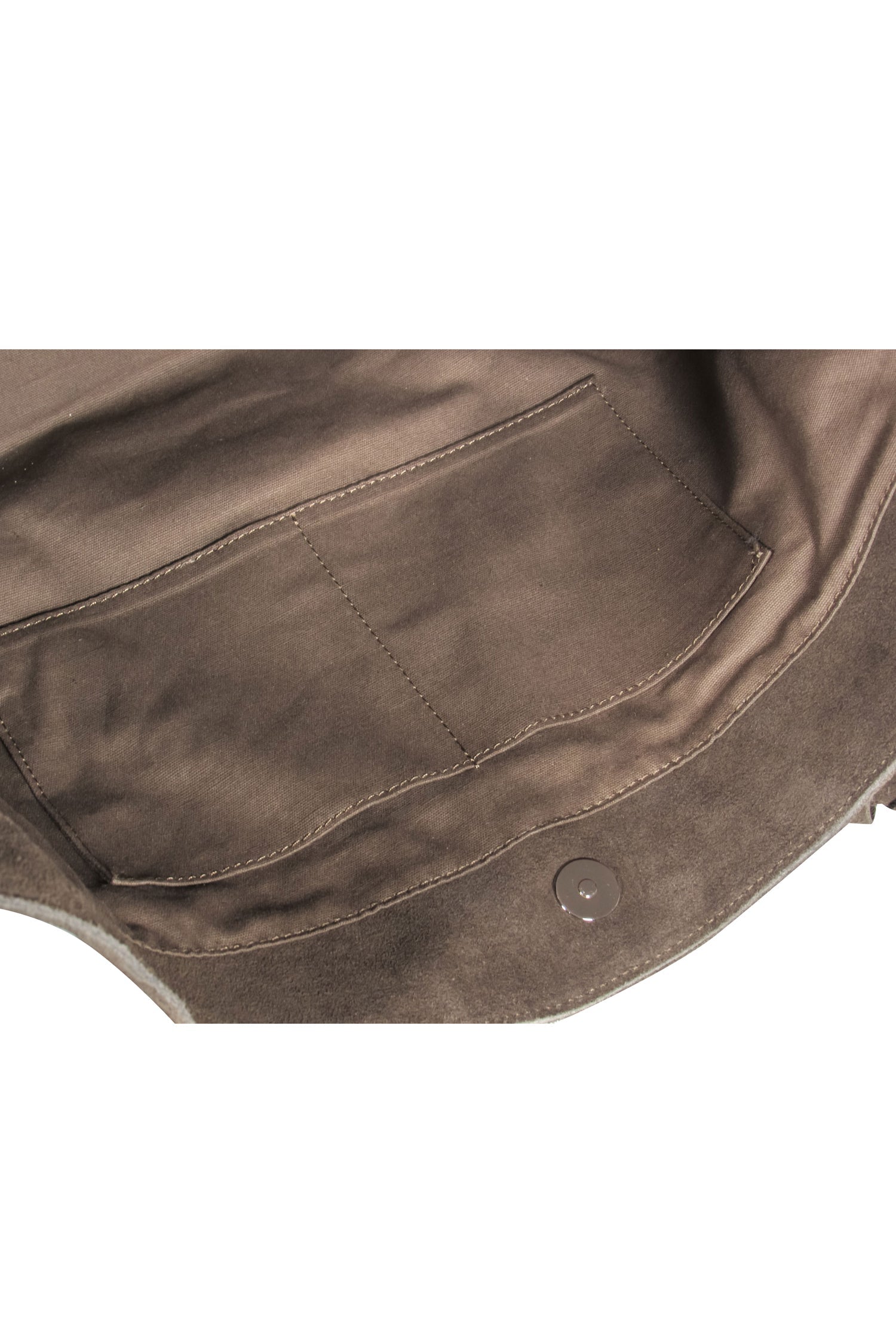 M.I.L.A. Olive Suede Tote with Tassel - Made in Los Angeles