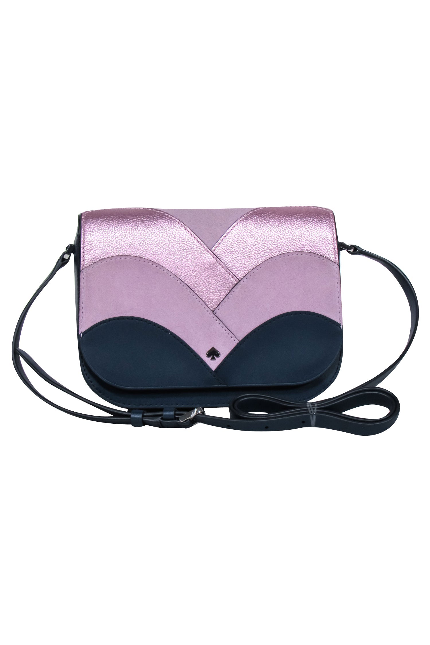 Kate Spade Navy & Lavender Color Block Crossbody Bag - A Fashion Must-Have!