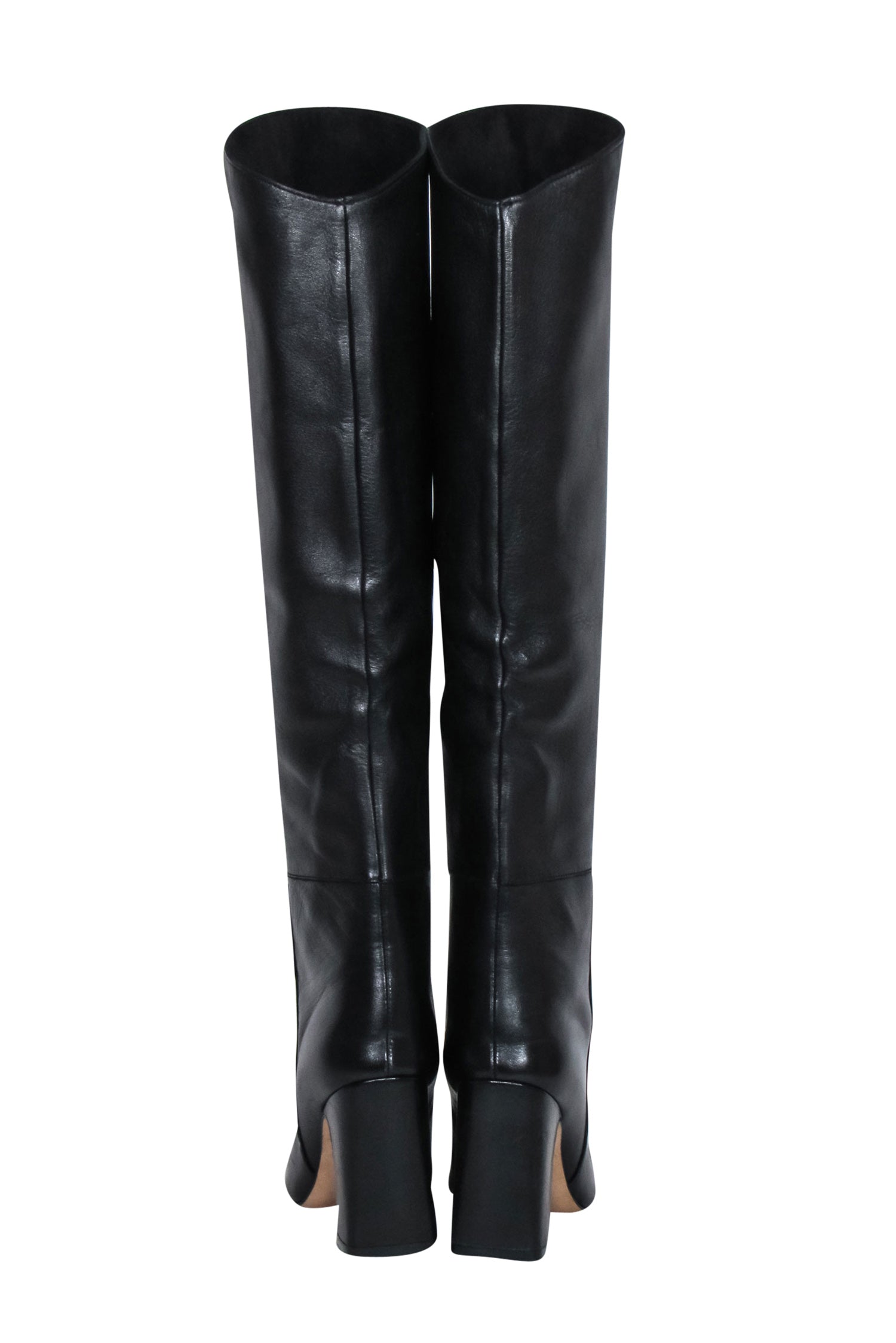 Stuart Weitzman Black Leather Tall Boots - Size 5 - Fall Fashion Must-Have