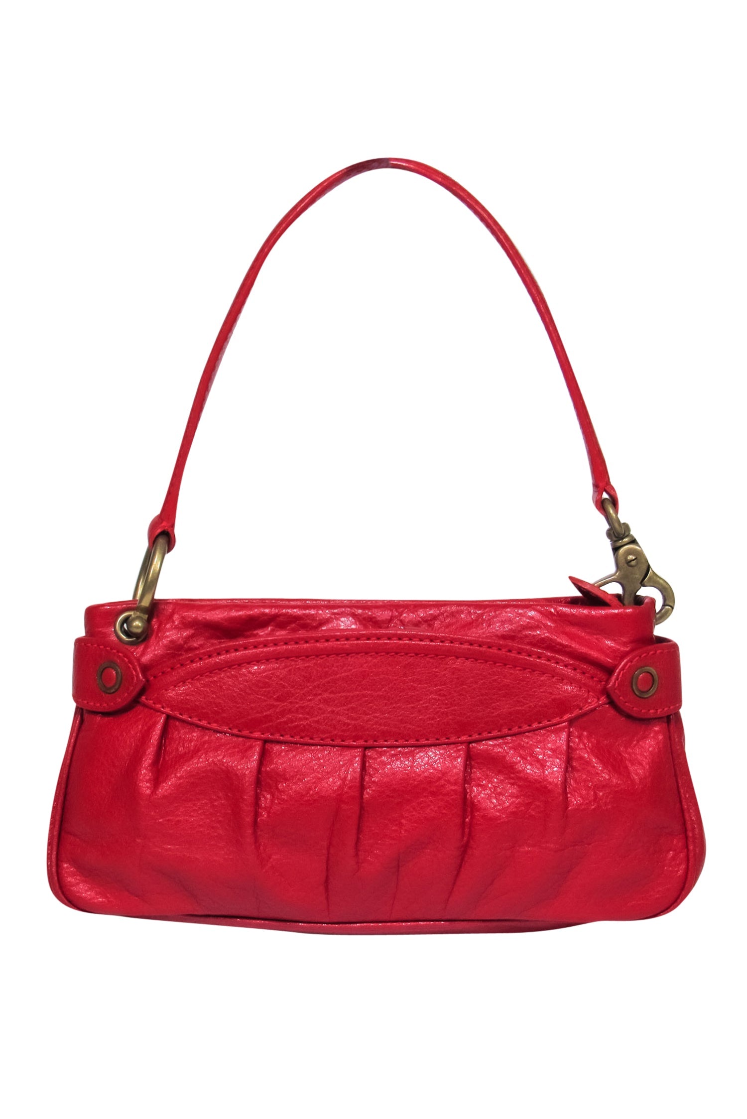 Marc Jacobs Vintage Red Pebbled Leather Lola Pochette: A Fashion Icon!