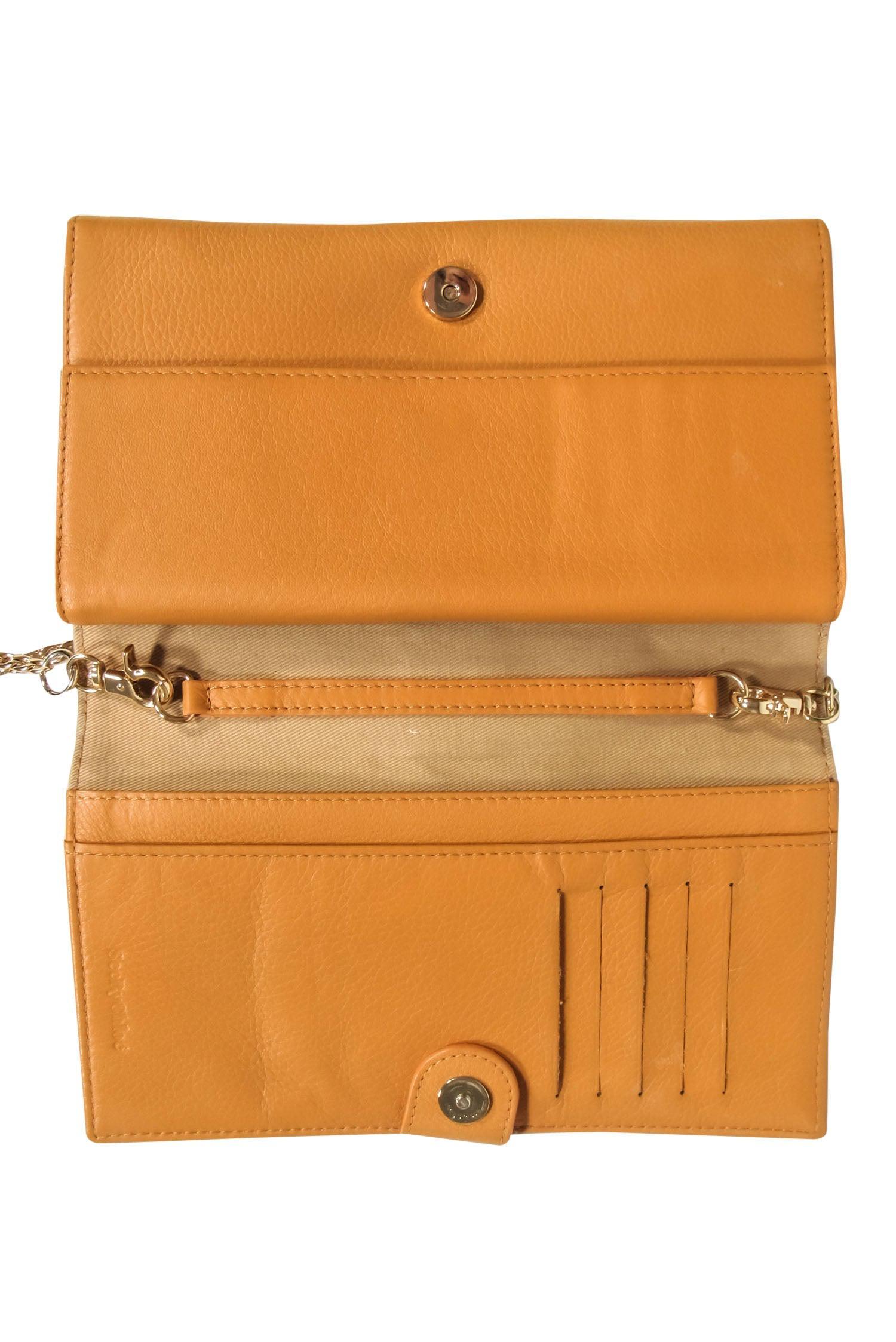 See by Chloe's Stunning Brown Leather Convertible Crossbody Wallet