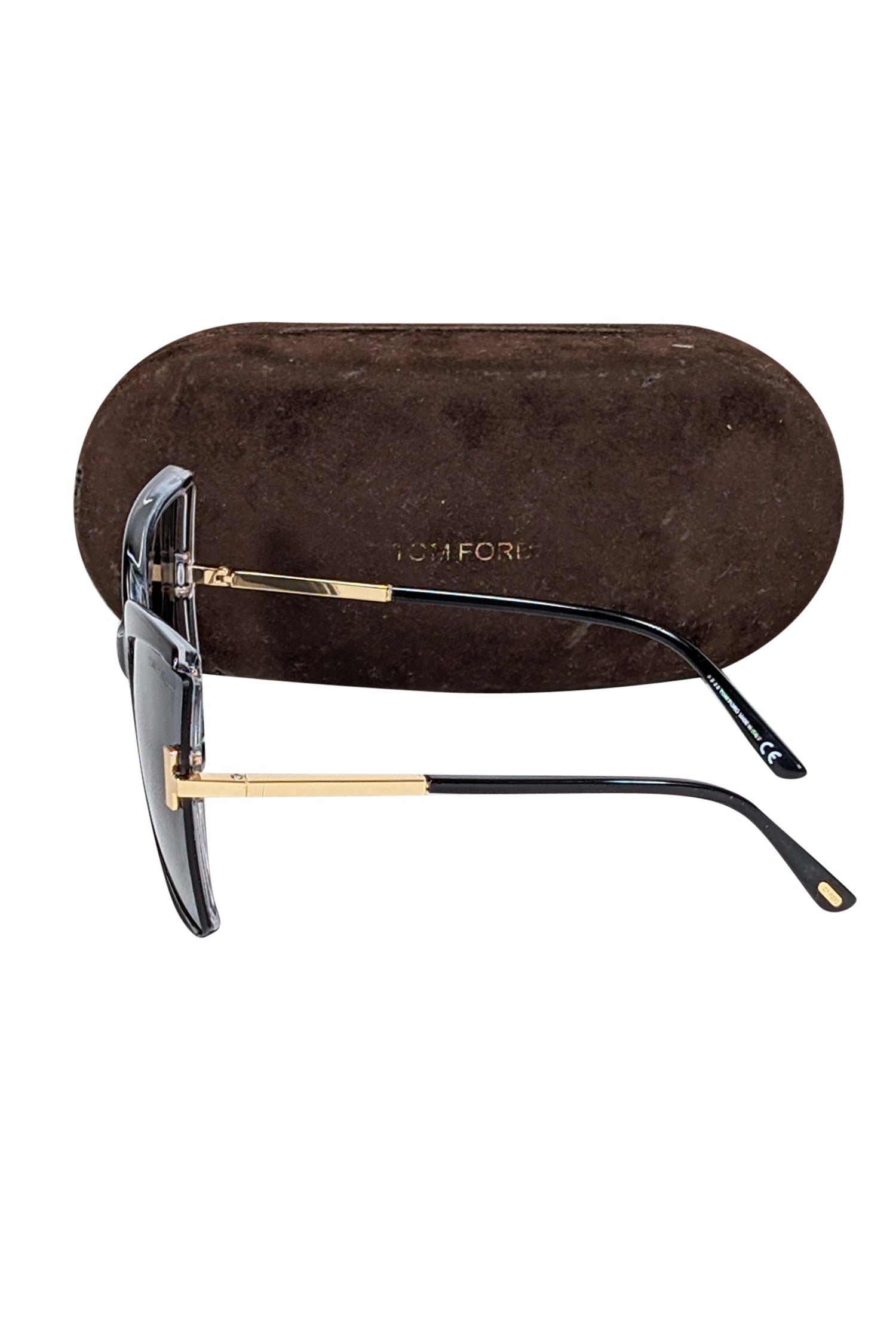 Tom Ford Jacquetta Black & Gold Glam Sunglasses