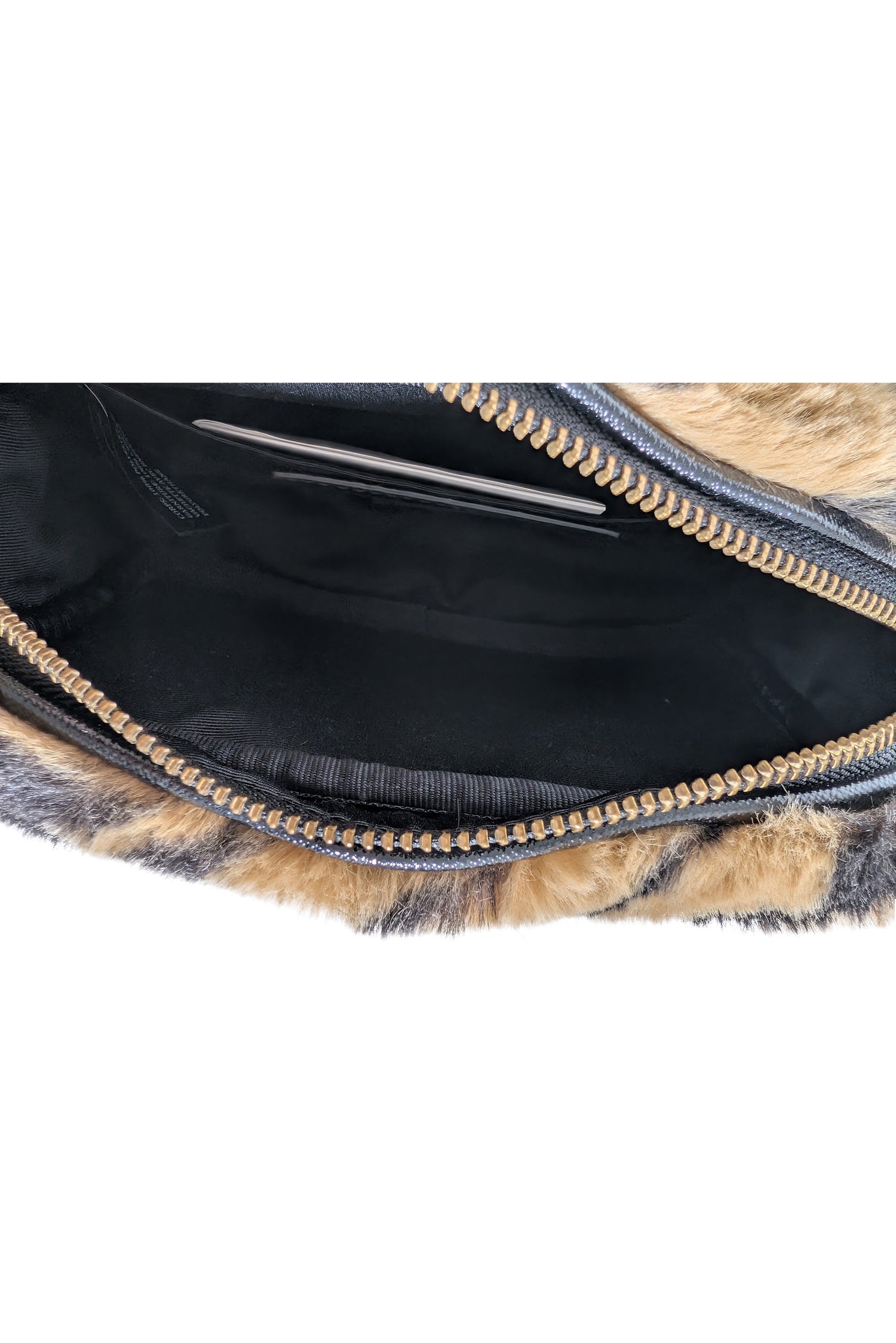 Marc Jacobs - Stunning Tan & Black Animal Print Faux Fur Snapshot Shoulder Bag