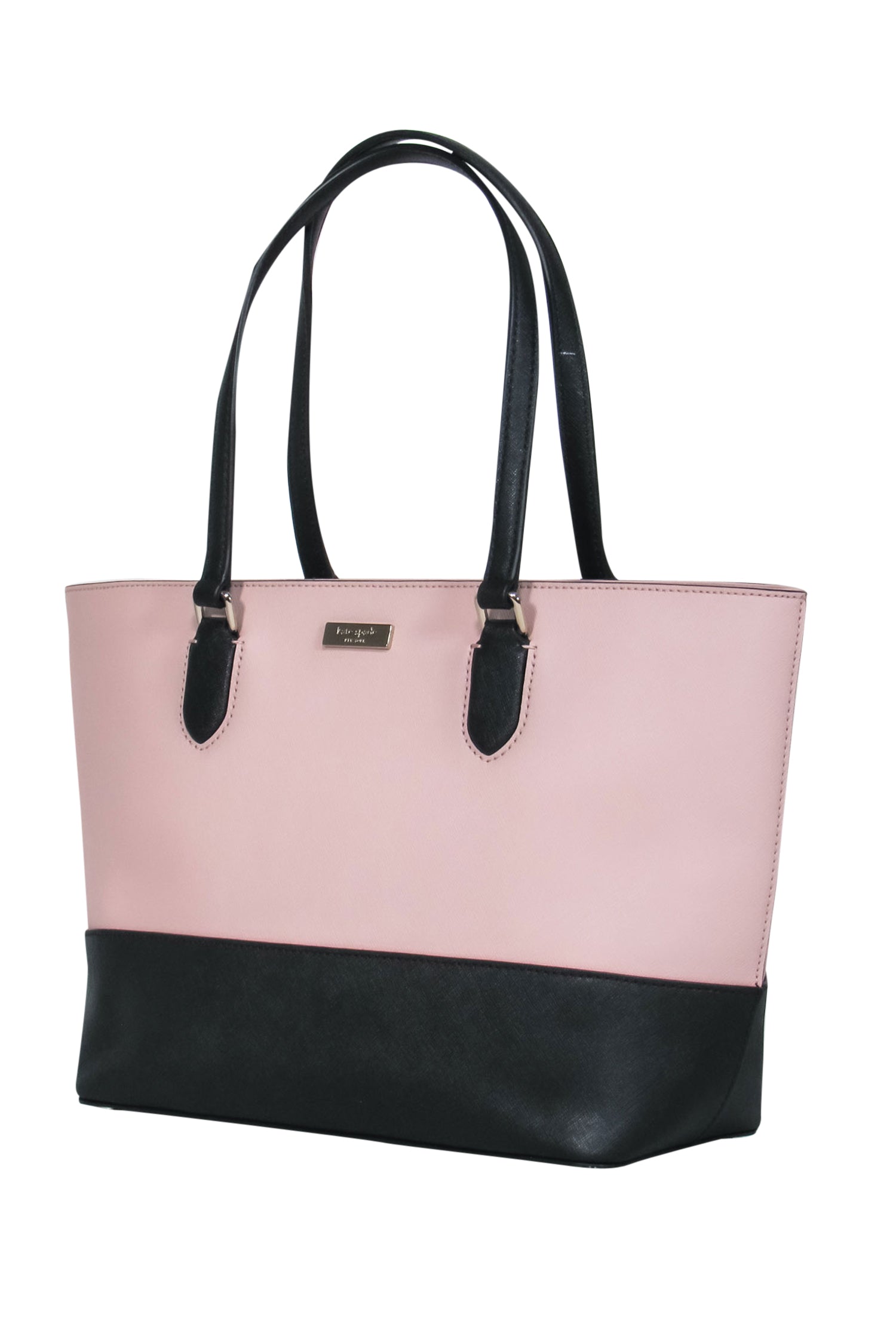 Kate Spade Dusty Pink & Black Medium Dally Zippered Tote - A Stylish Essential