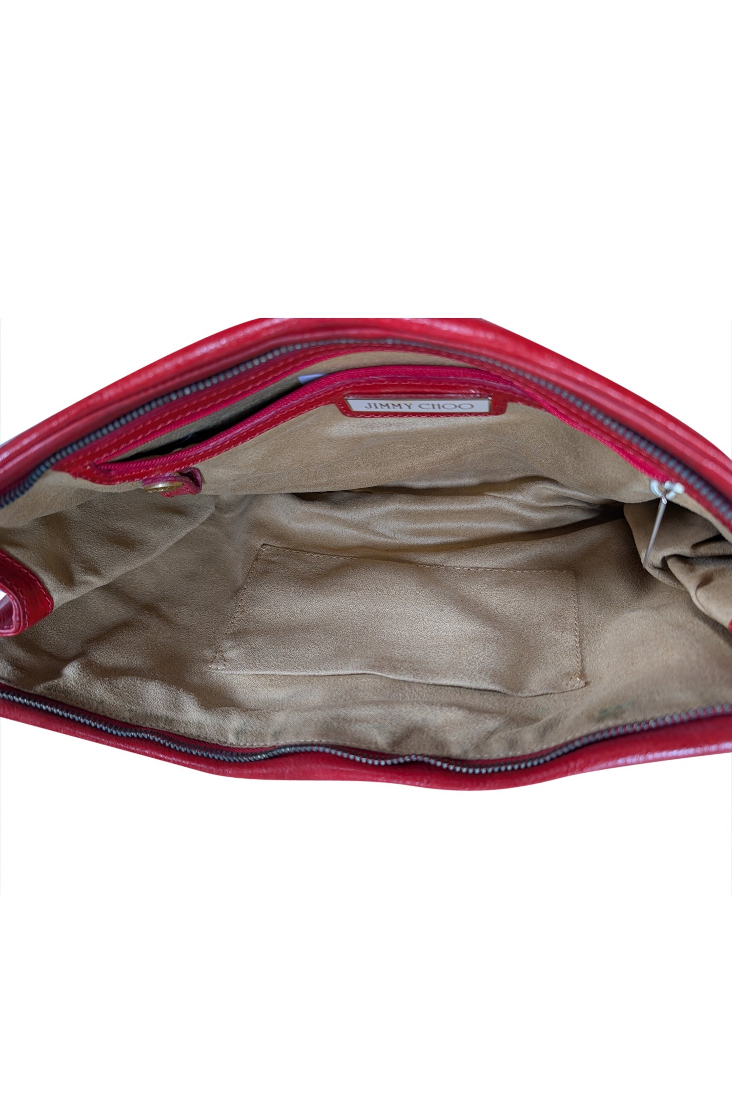 Jimmy Choo Red Leather O Ring Clutch: A Stunning Fashion Statement