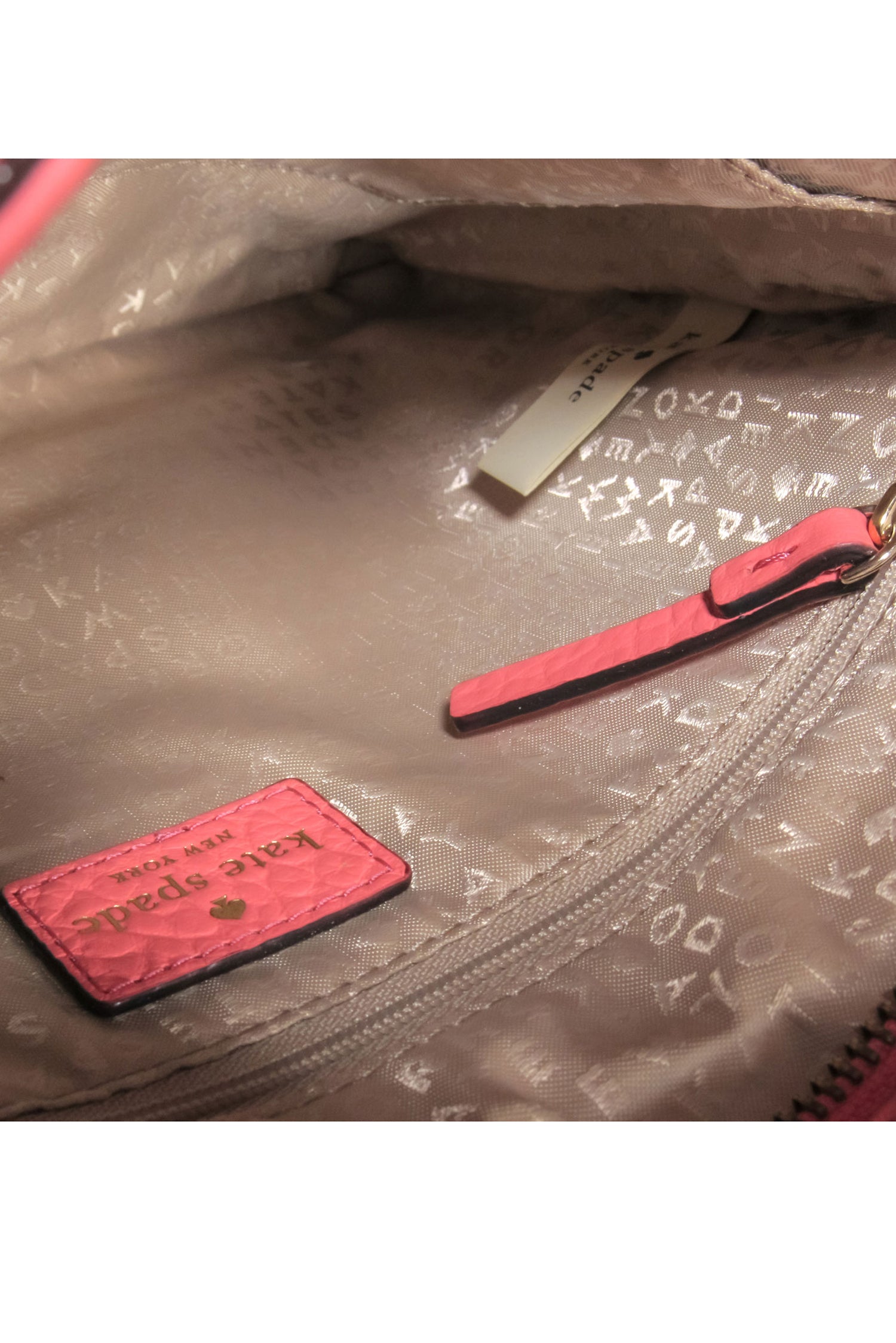 Kate Spade Neon Coral Pink Laser-Cut Crossbody Bag - Stand Out in Style!