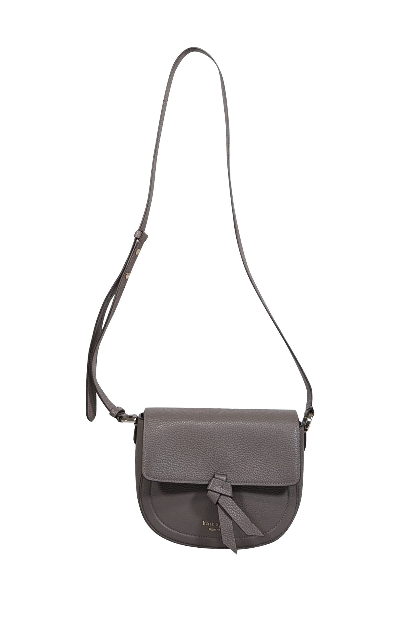 Kate Spade Grey Pebbled Leather Crossbody - A Timeless Chic Accessory
