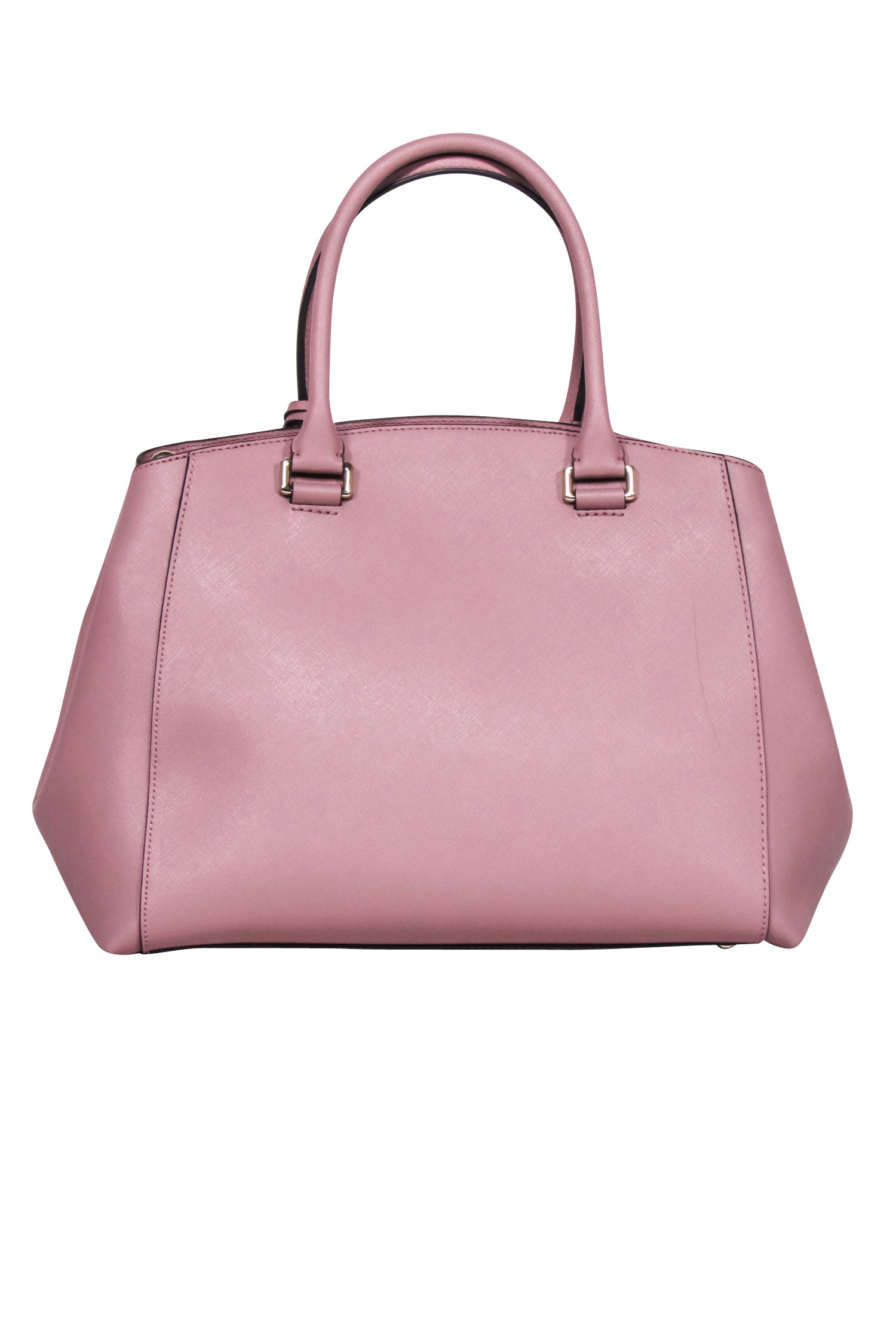 Kate Spade - Chic Mauve Saffiano Leather Satchel for Trendy Office Goers