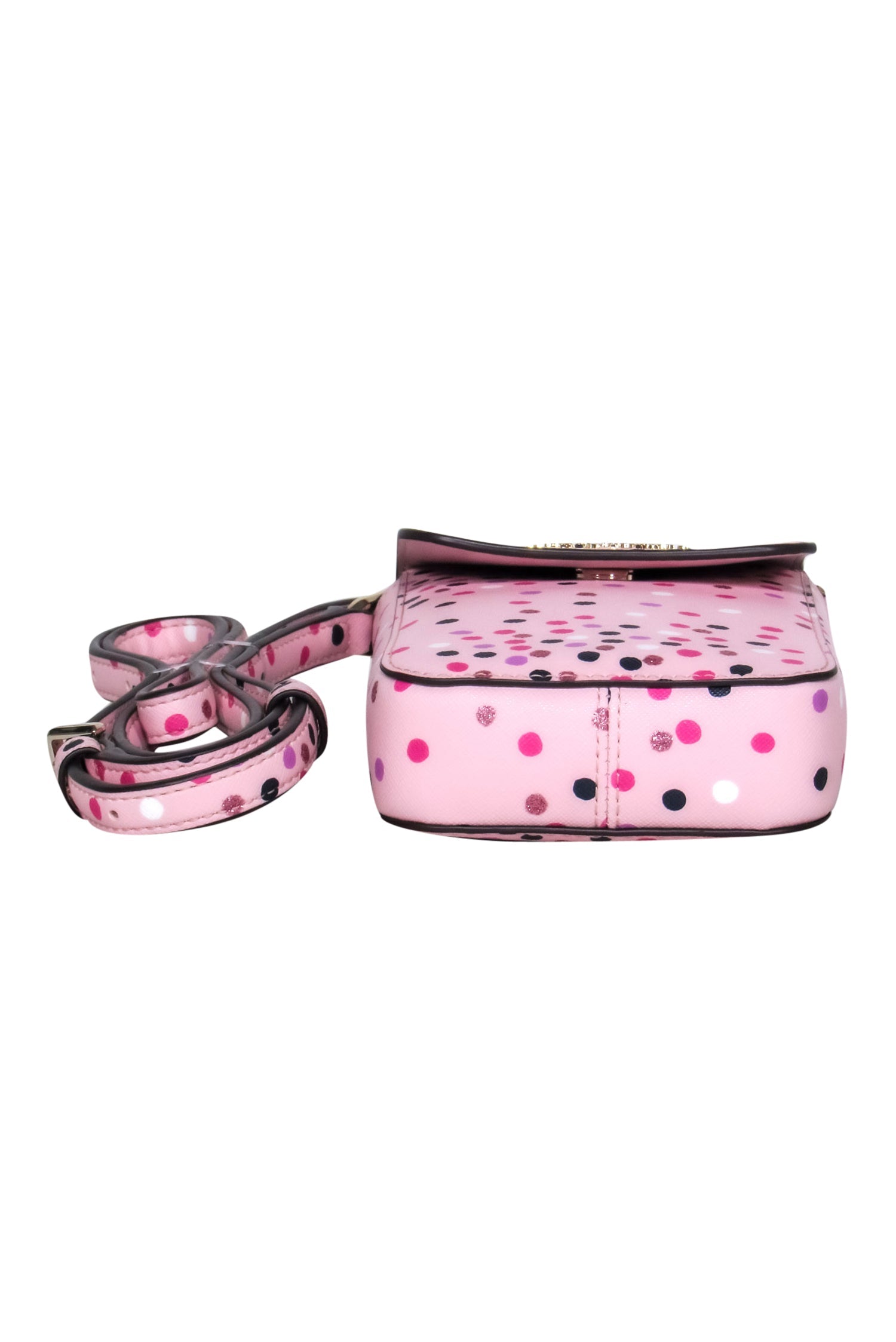 Kate Spade Light Pink Polka Dot Mini Crossbody - A Must - Have Girly Purse