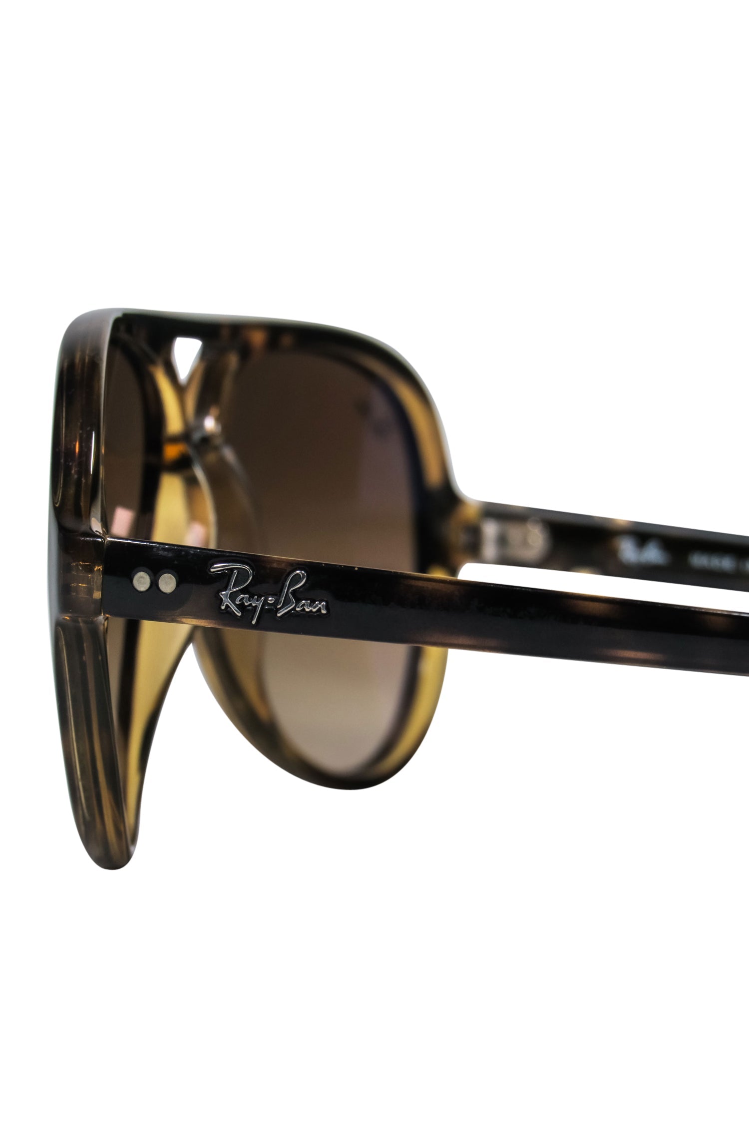 Ray-Ban Brown Tortoise Shell Aviator Sunglasses - Channel Your Inner '70s Groove!