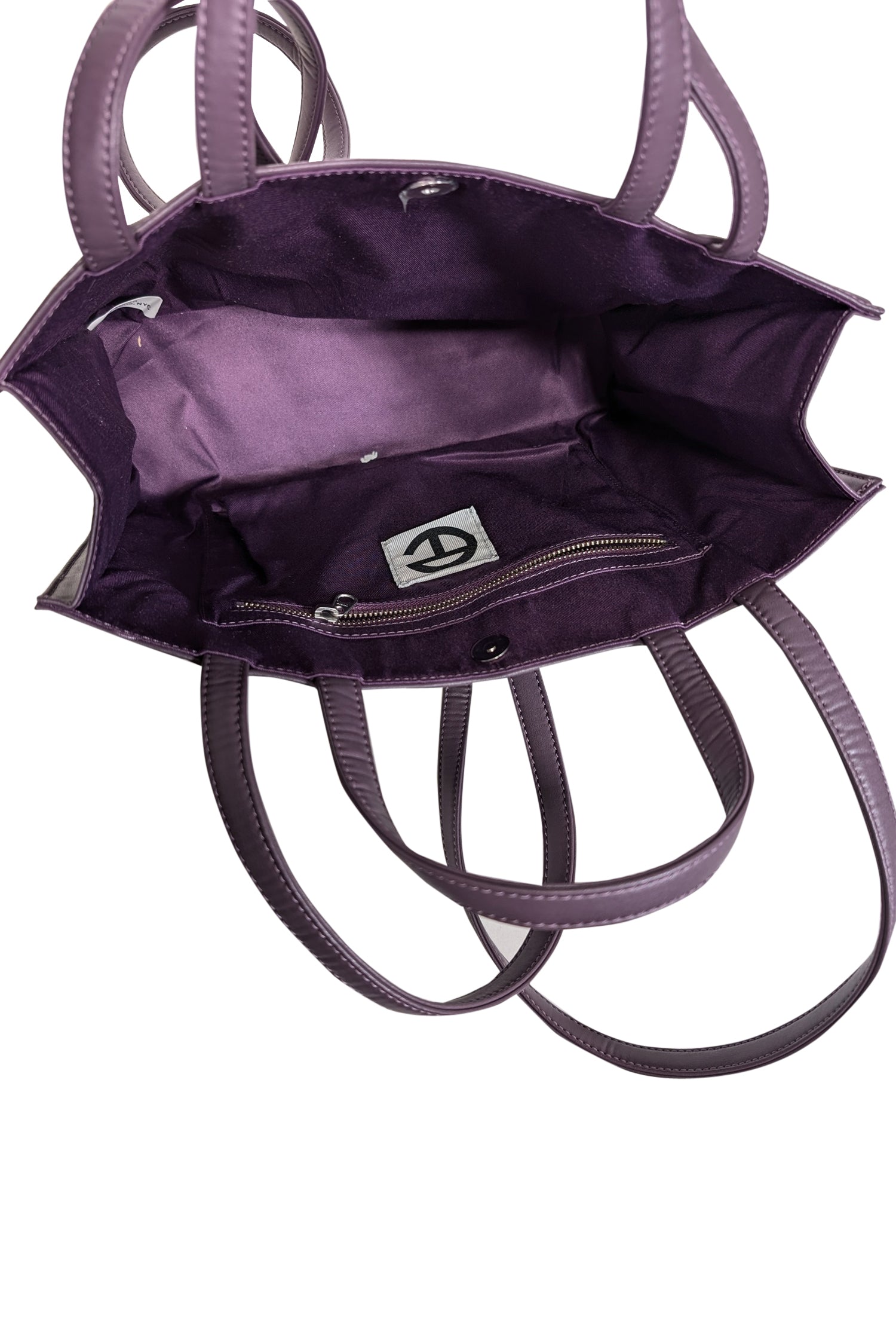Telfar Dark Plum Medium Shopper Tote - A Fall Fashion Essential