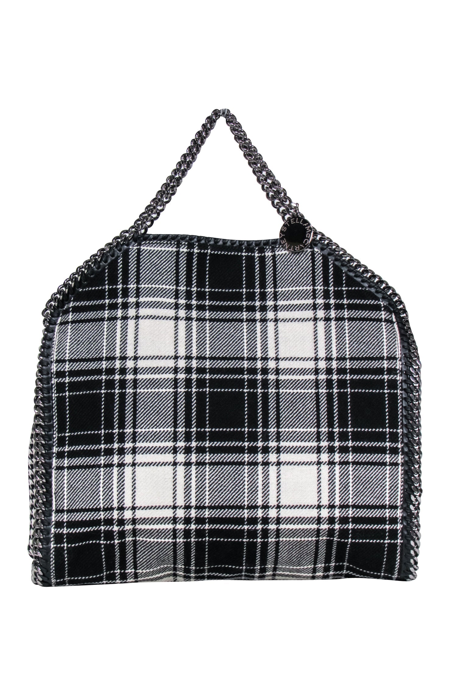 Stella McCartney's Stunning Black & White Plaid Falabella Bag