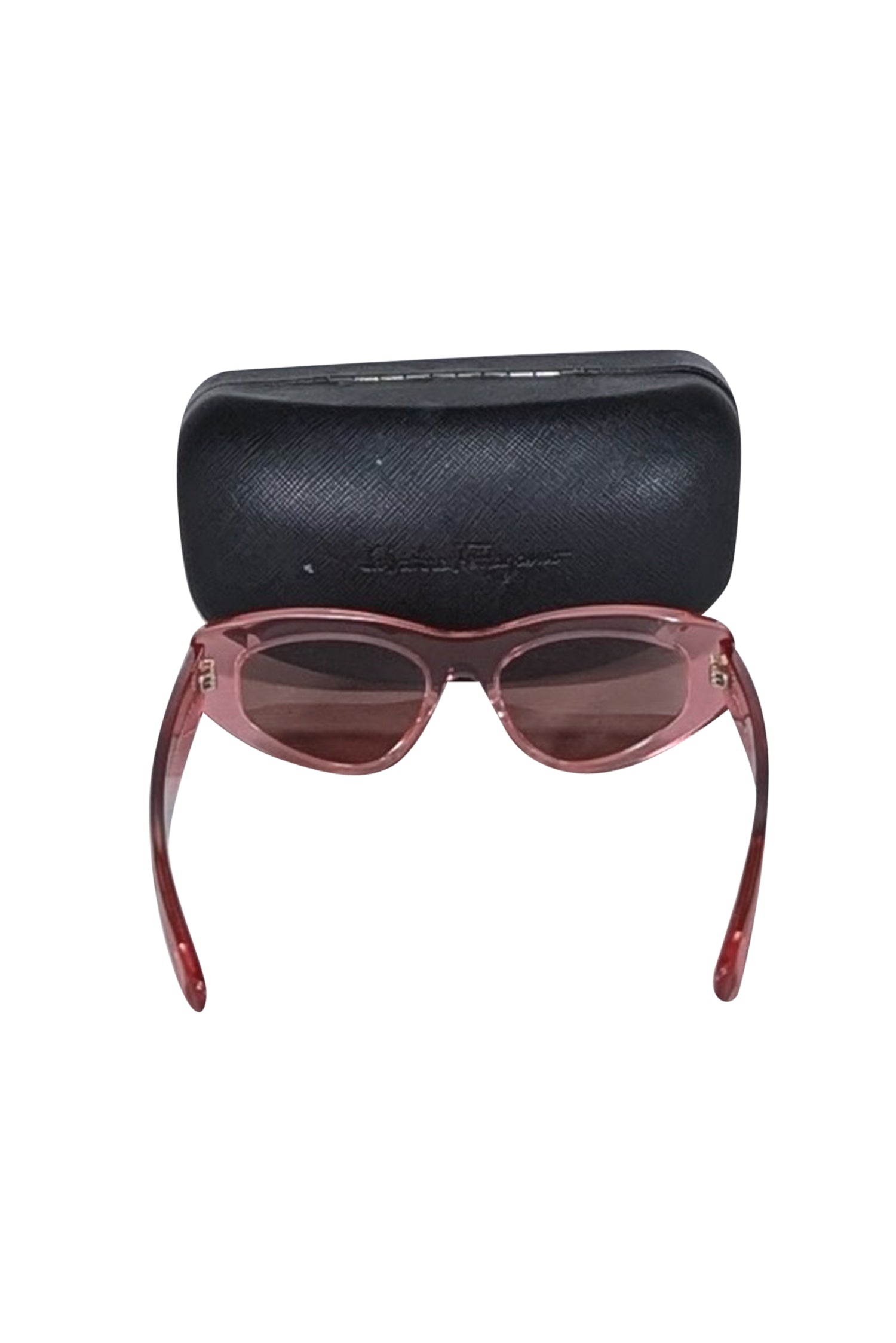 Ferragamo Pink Translucent Slim Cat Eye Sunglasses: Unleash Your Sassy Style!