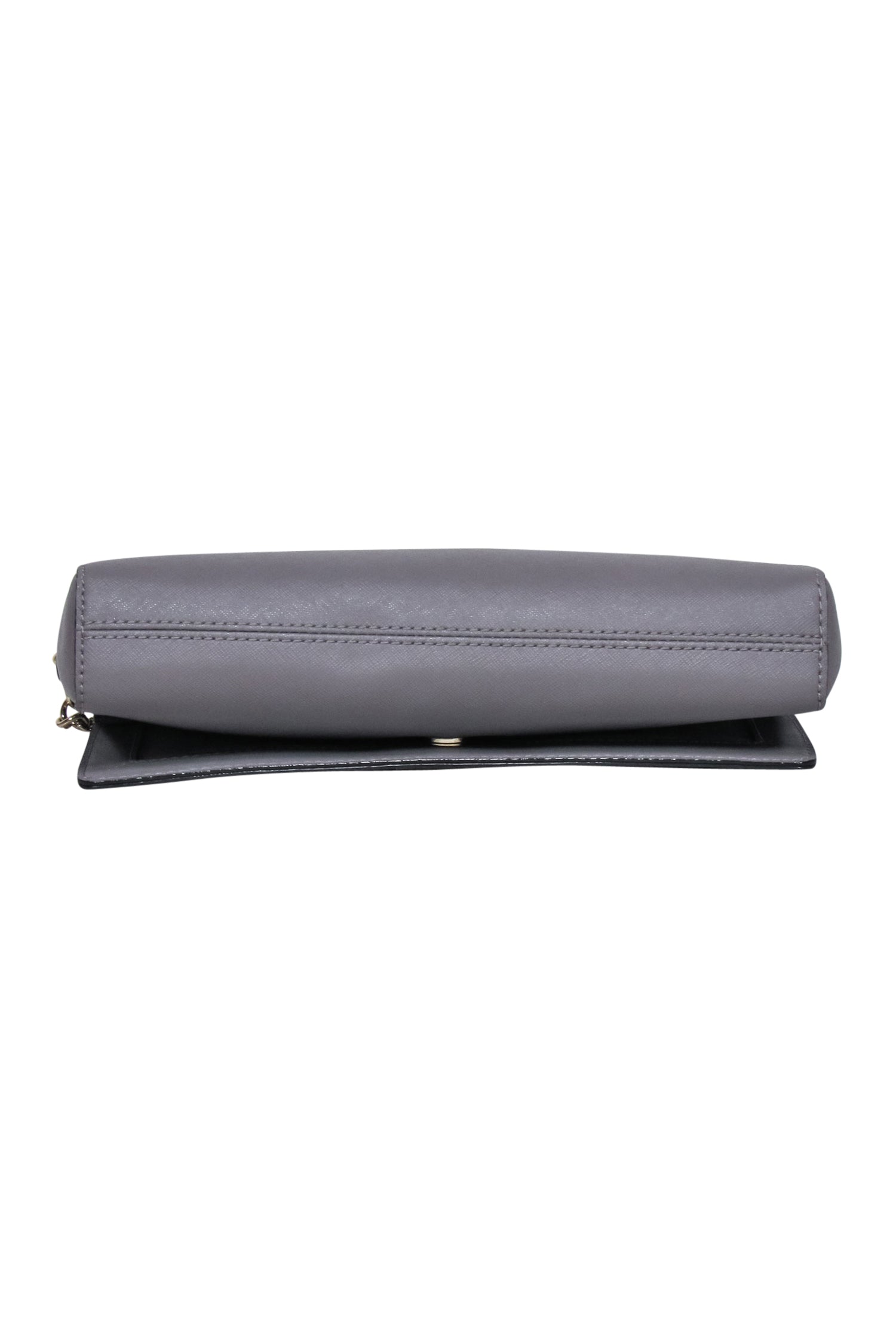Kate Spade Grey Leather Fold-Over Crossbody Bag: A Timeless Classic