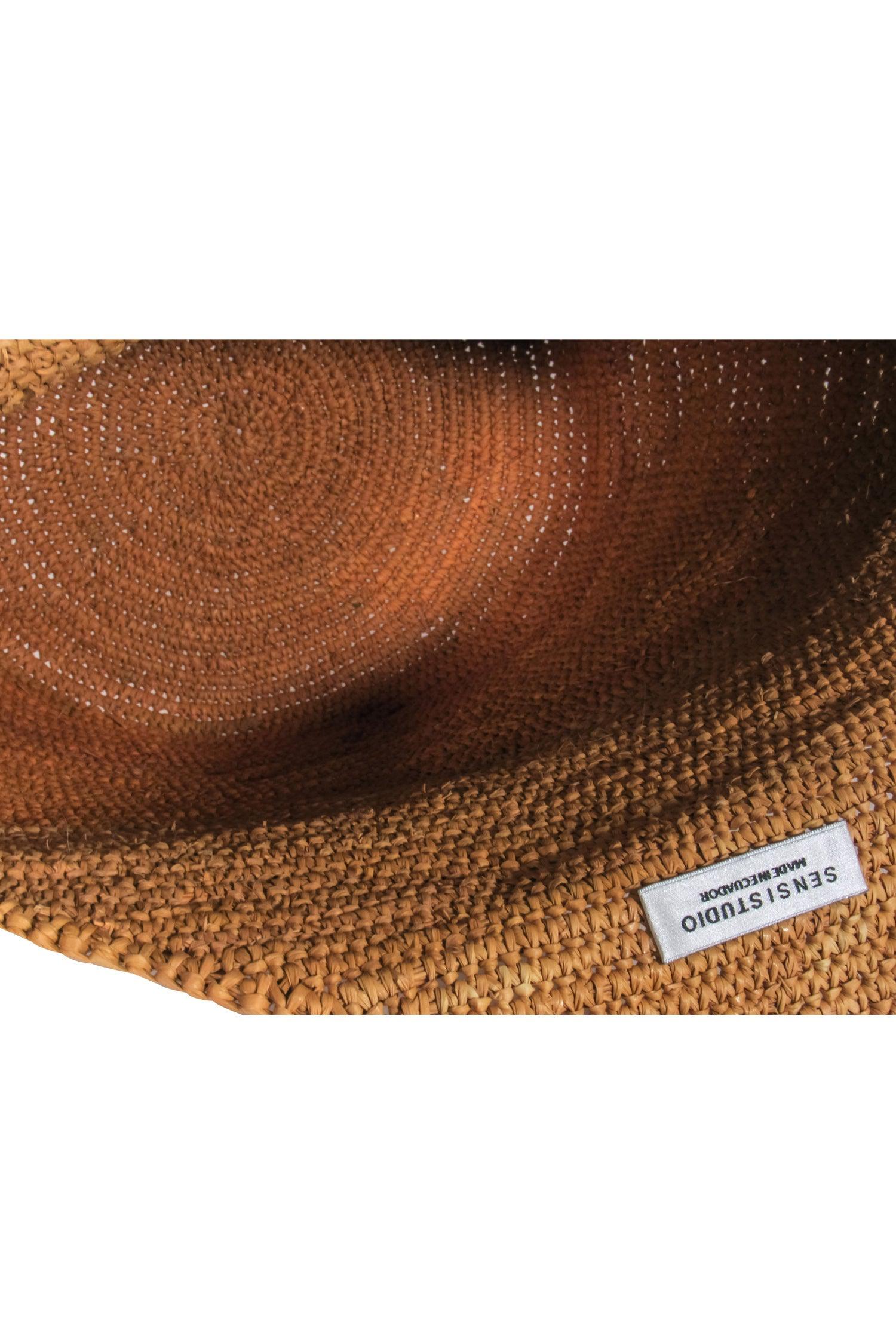 Sensi Studio Enchanting Tan Handwoven Straw Bag