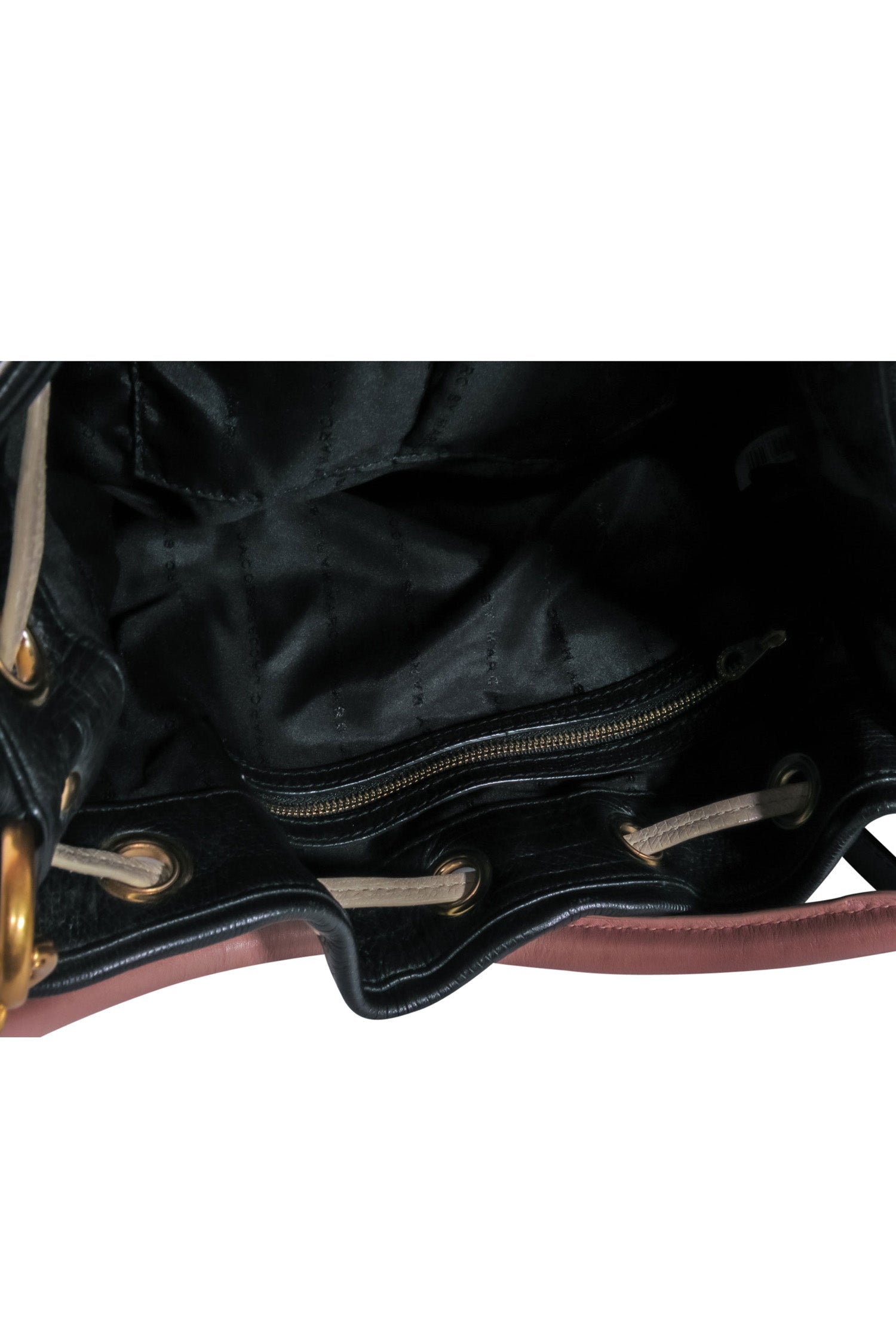 Marc by Marc Jacobs: Black Textured Leather Drawstring Bucket Bag - A Fashion Must-Have!