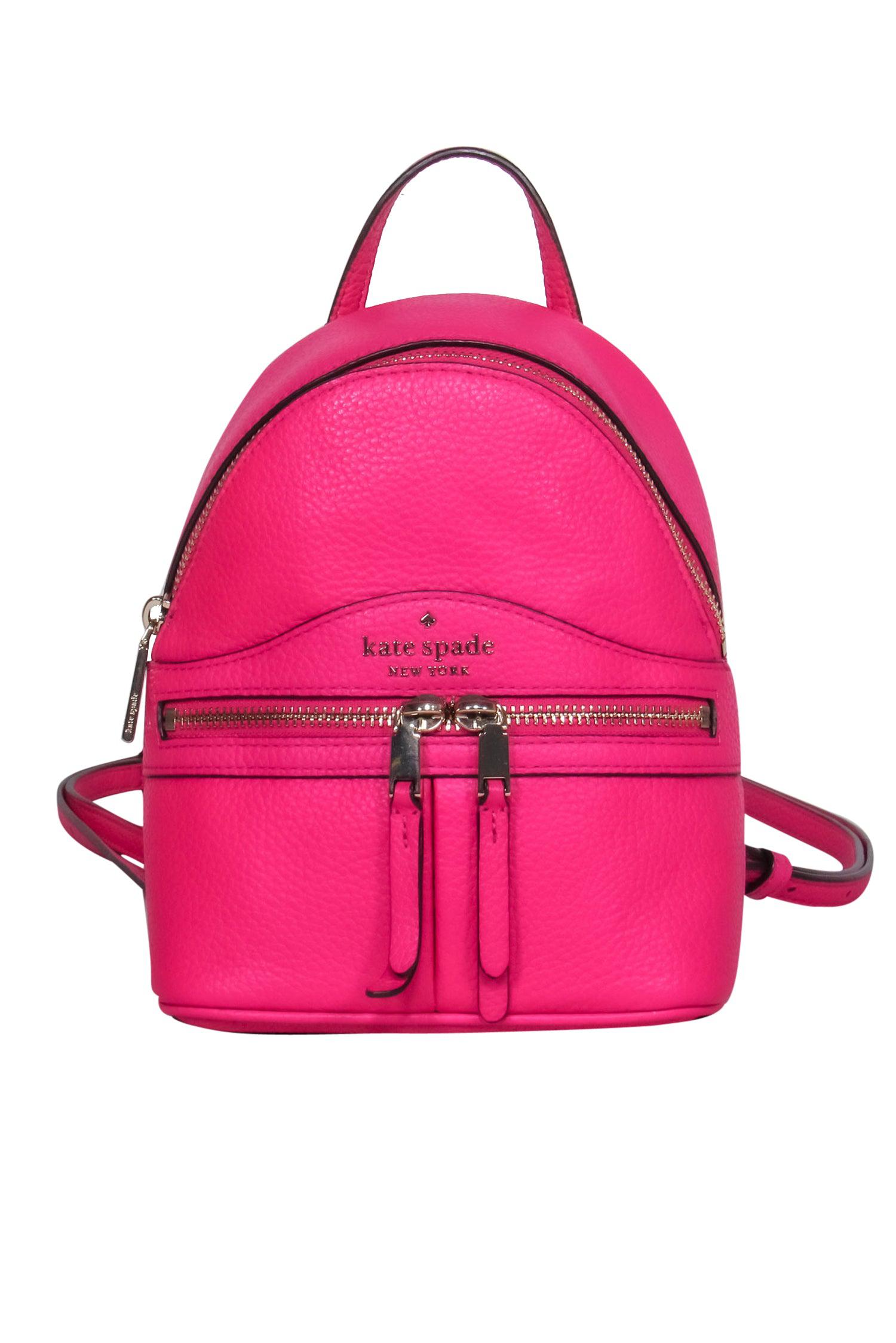 Kate Spade Fuchsia Textured Leather Mini Backpack - A Fashion Must-Have