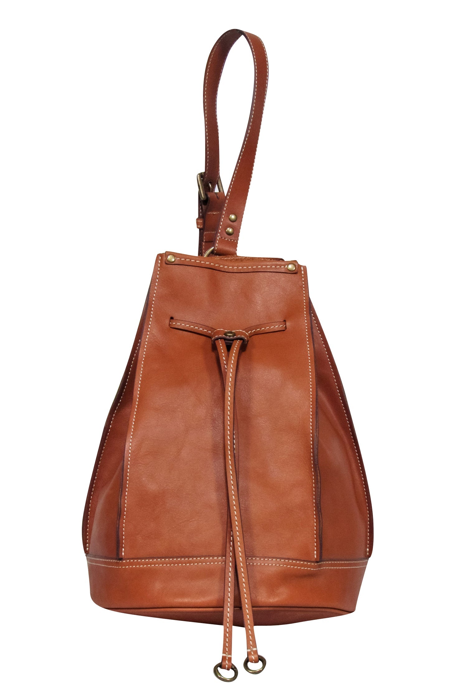 HOBO - Stunning Tan Leather Bucket Bag