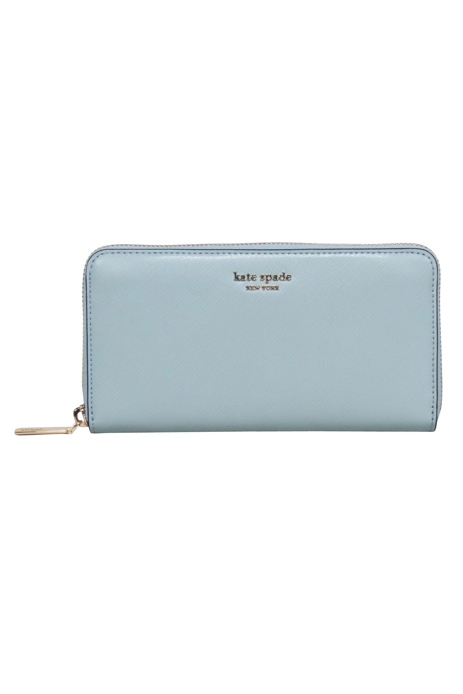 Kate Spade Aqua Blue Zip-Around Continental Wallet: A Must-Have for Stylish Girls!