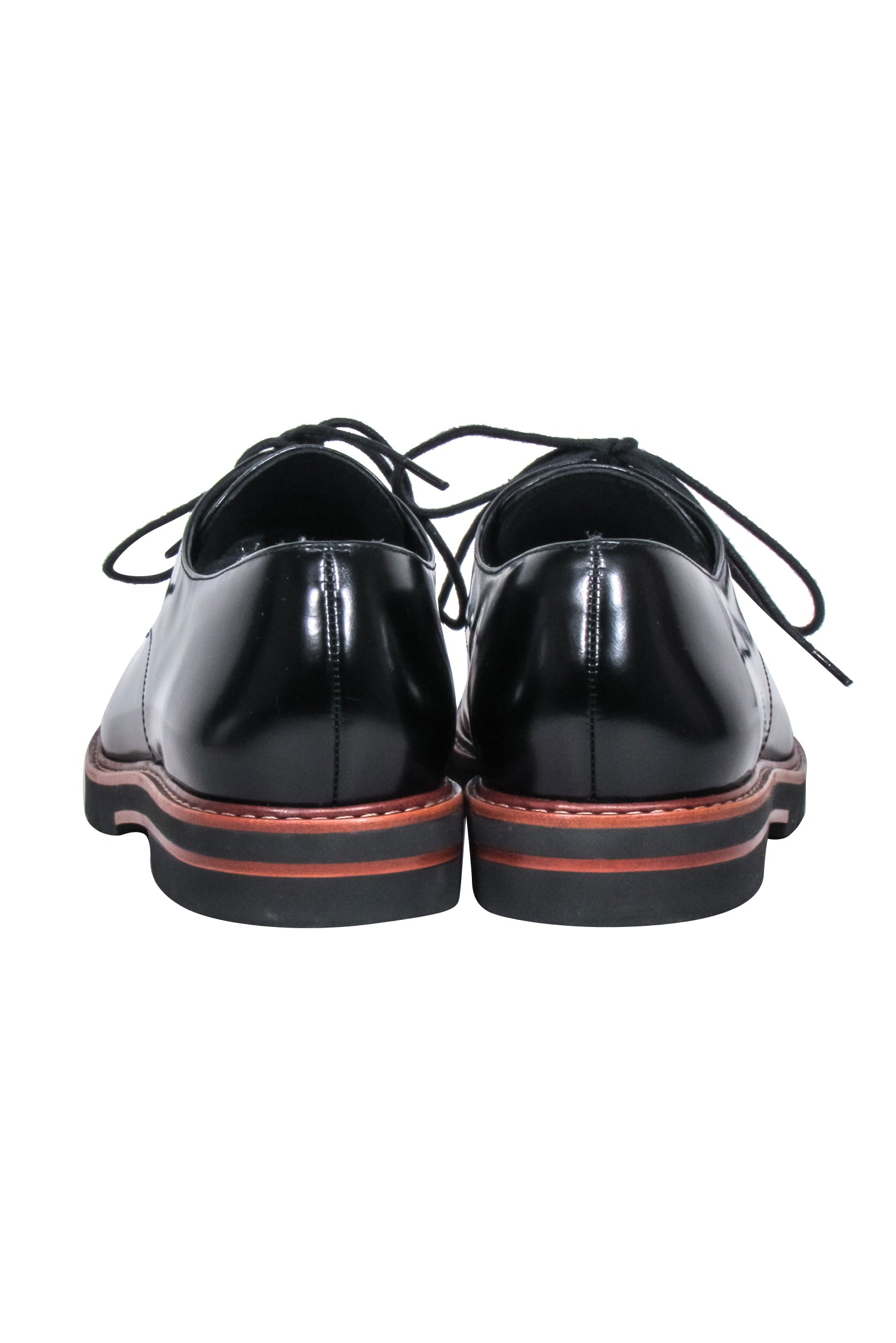 Stuart Weitzman - Stunning Black Lace Up Loafer in Size 8