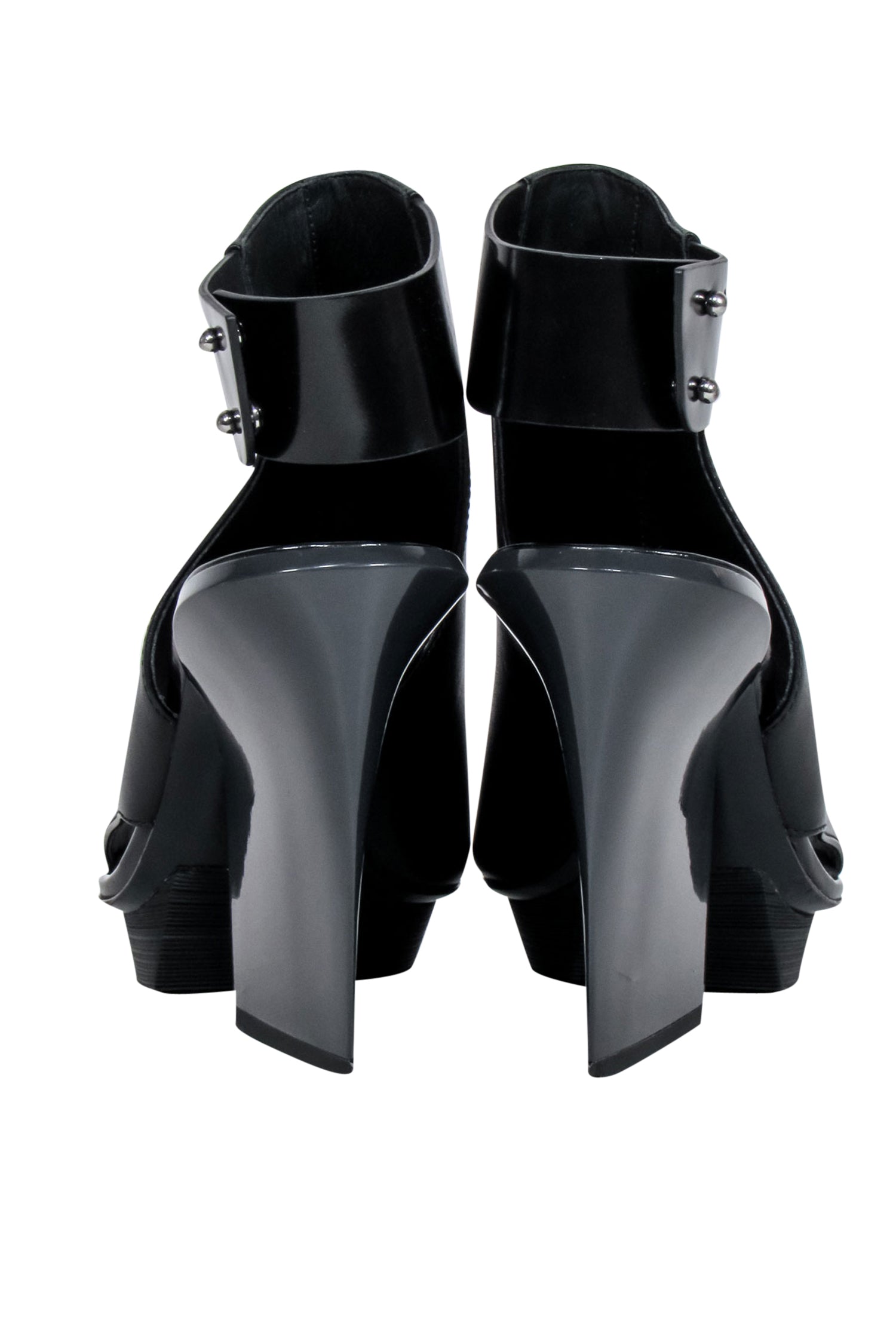 3.1 Phillip Lim's Chic Black Open Toe Cutout Short Boots - Size 9