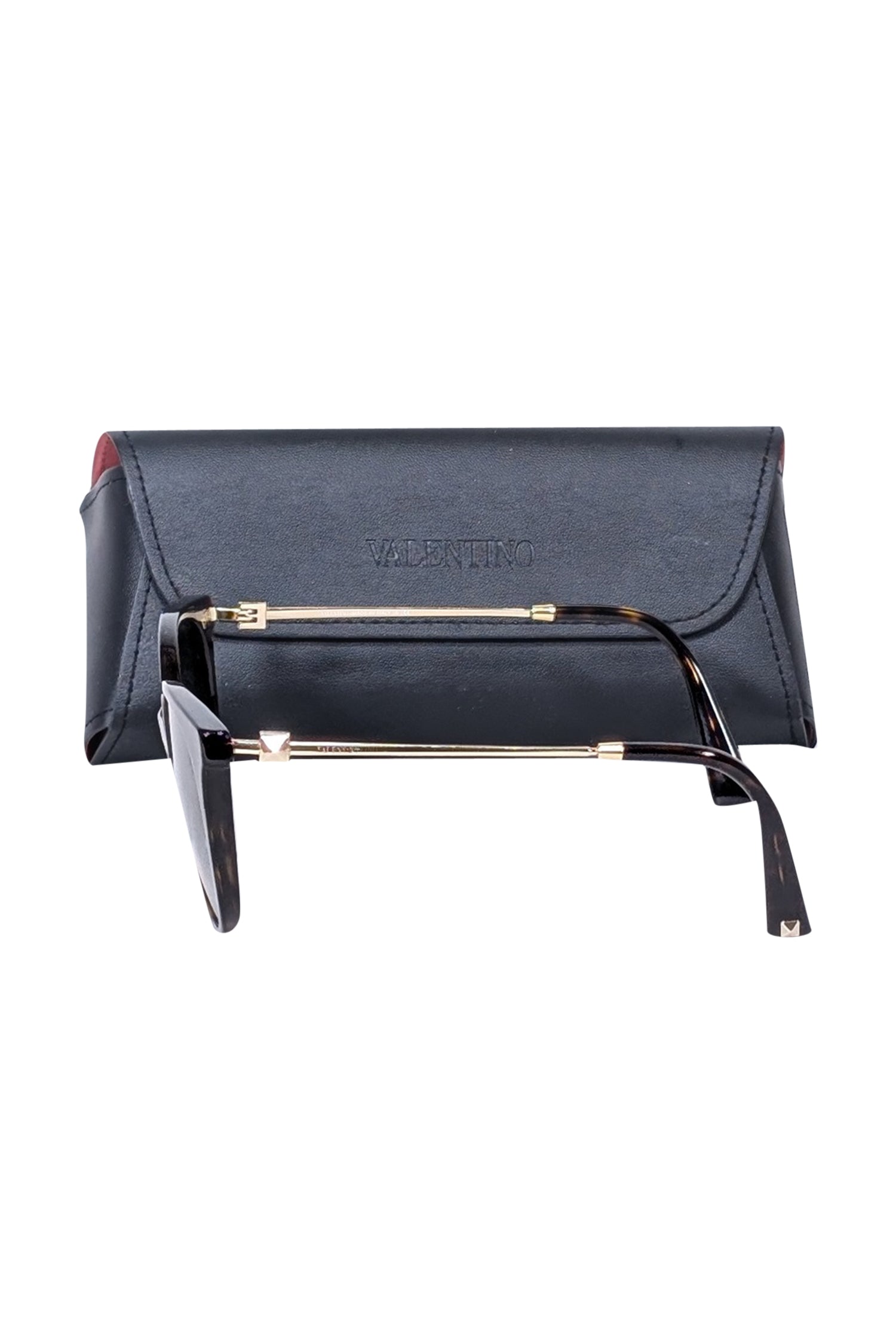 Valentino's Stunning Brown Tortoise Round Sunglasses
