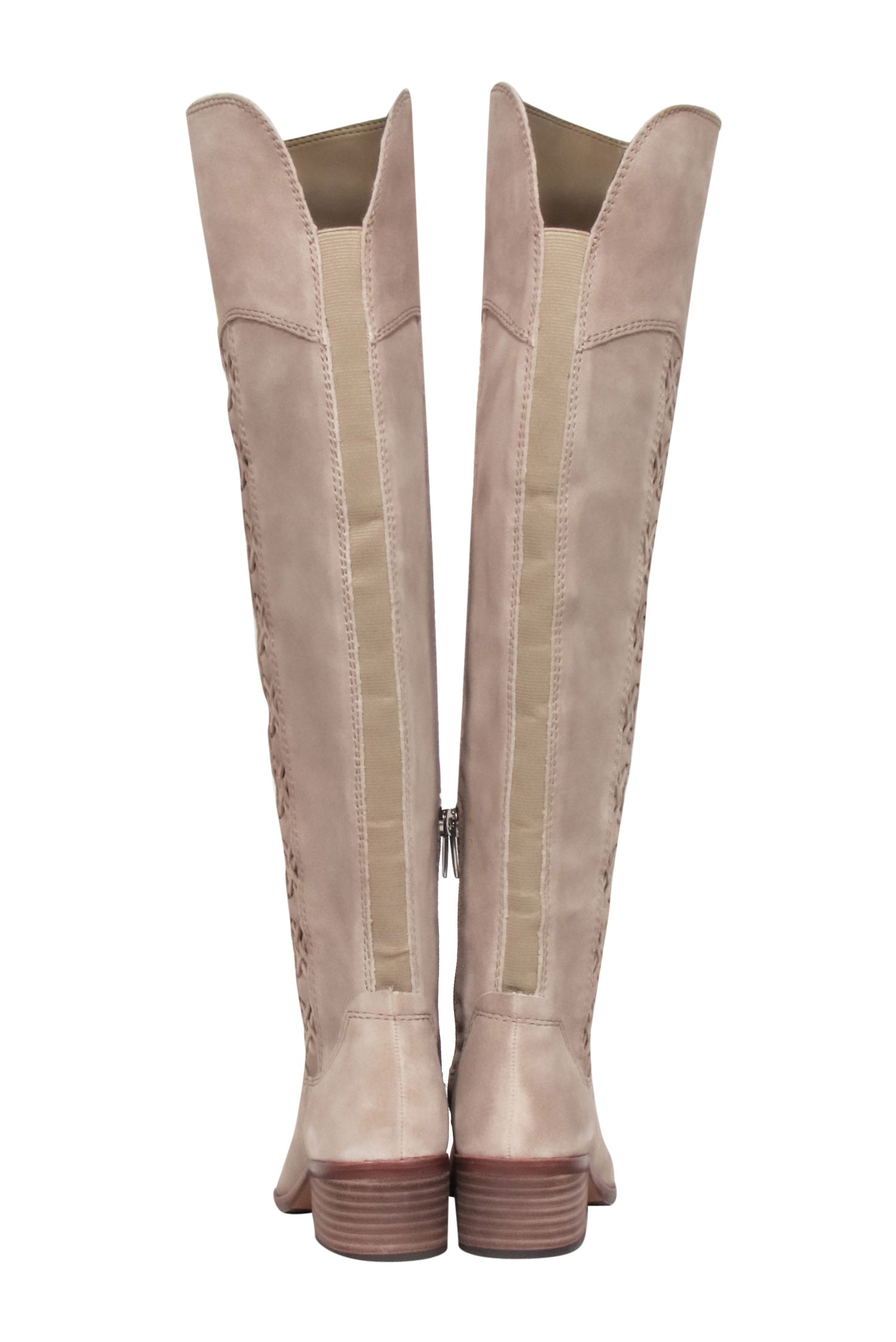 Vince Camuto Taupe Suede Tall Boots - Size 4.5: Fall Fashion Essential!
