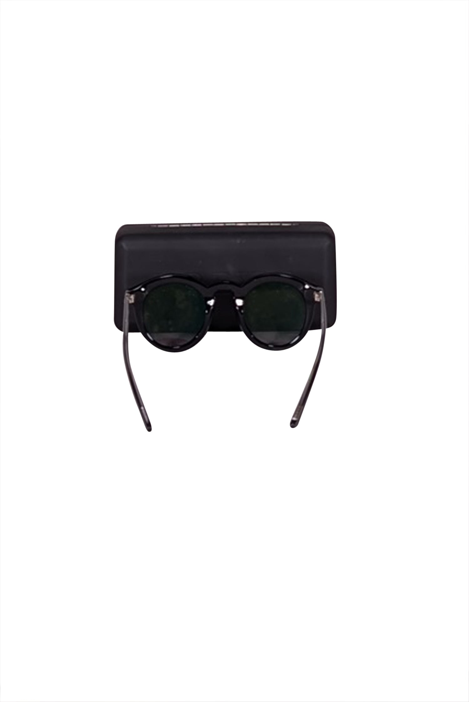 Krewe - Stylish Black Rounded Collins Sunglasses