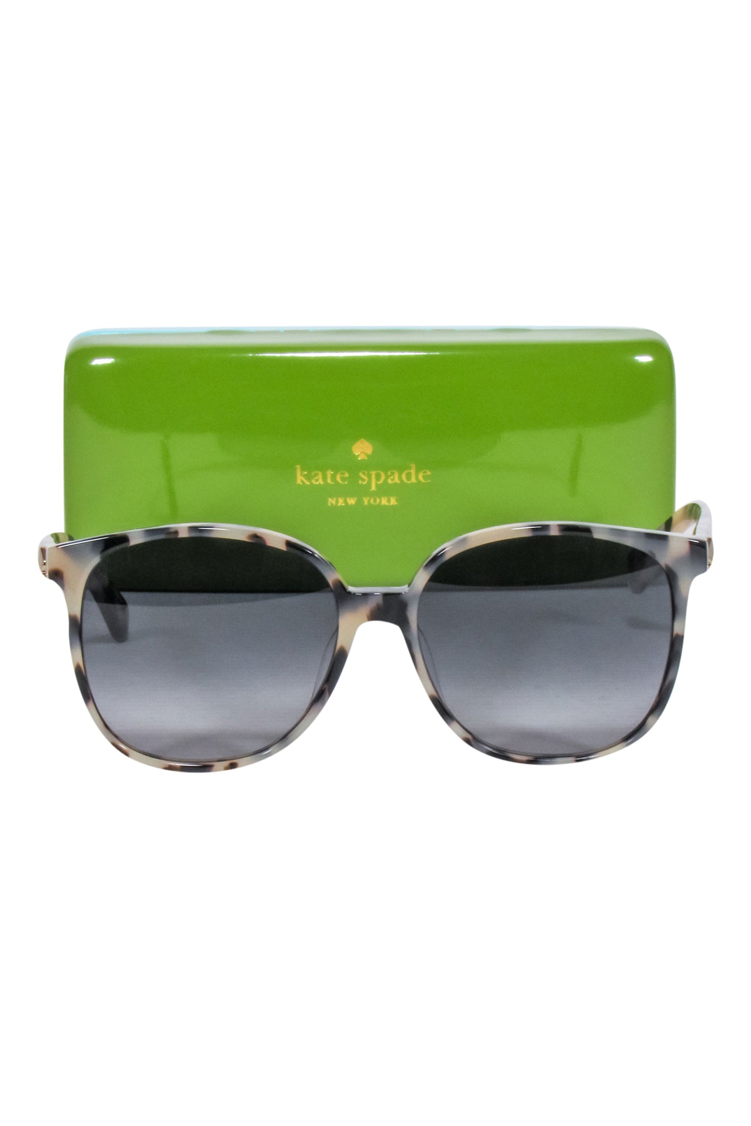 Kate Spade Beige & Black Tortoise Sunglasses - A Timeless Fashion Must-Have