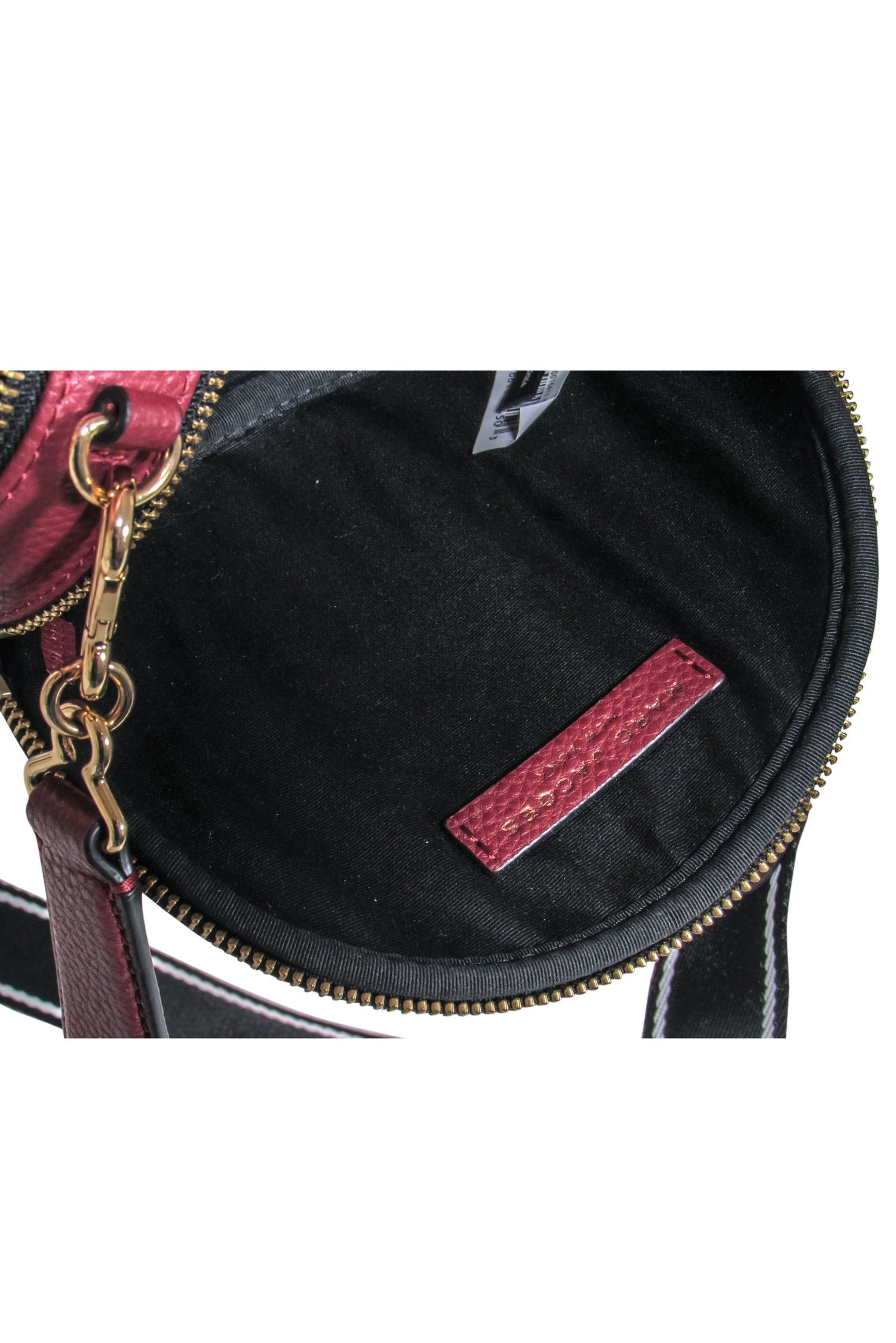 Marc Jacobs - Stunning Red Pebbled Leather Round Crossbody Bag