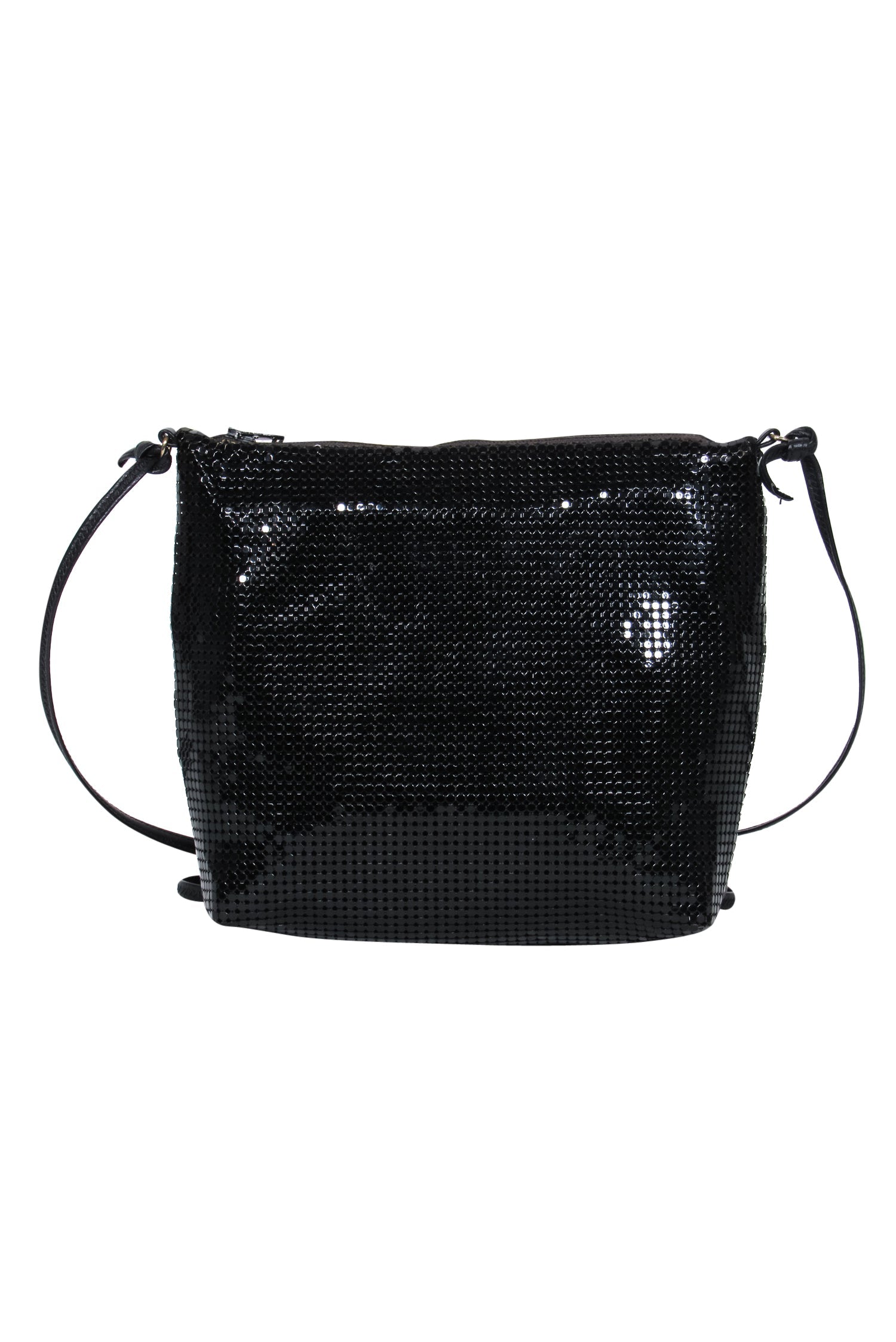 Whiting & Davis - Sparkling Black Sequin Crossbody Bag