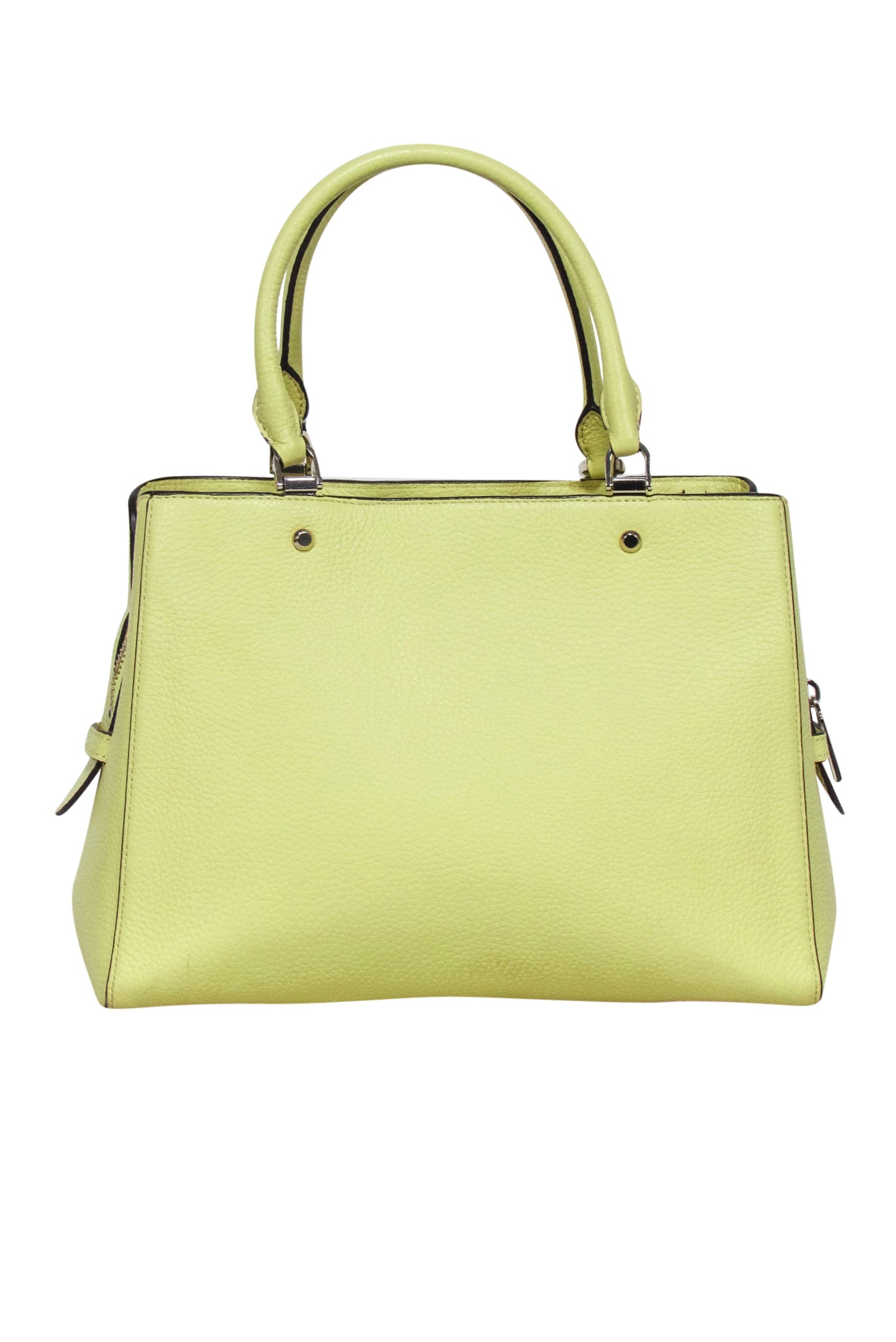 Kate Spade Neon Yellow Pebbled Leather Satchel - A Summer Must-Have!
