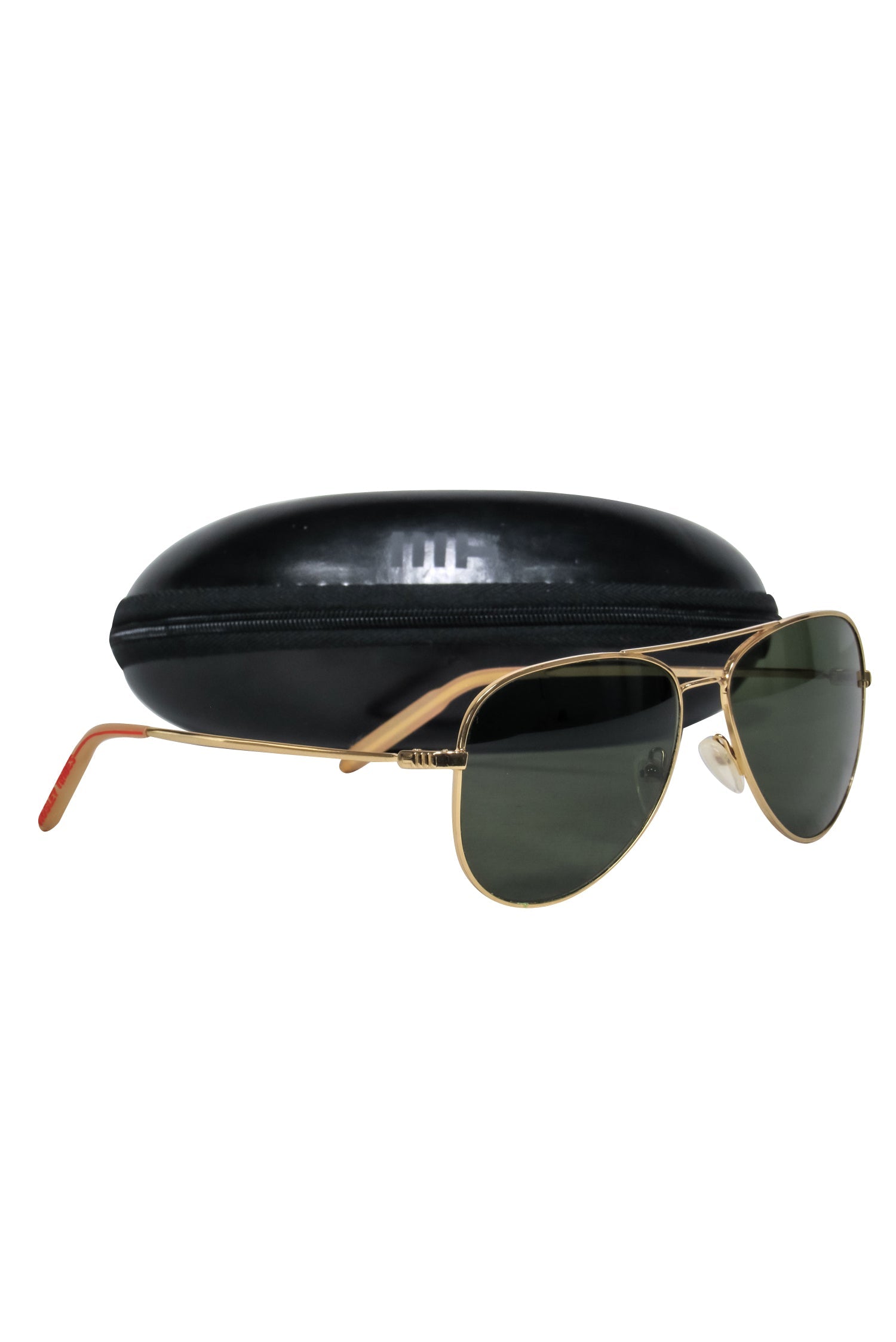 Mosley Tribes - Stunning Gold Frame Aviator Sunglasses with Black Lenses