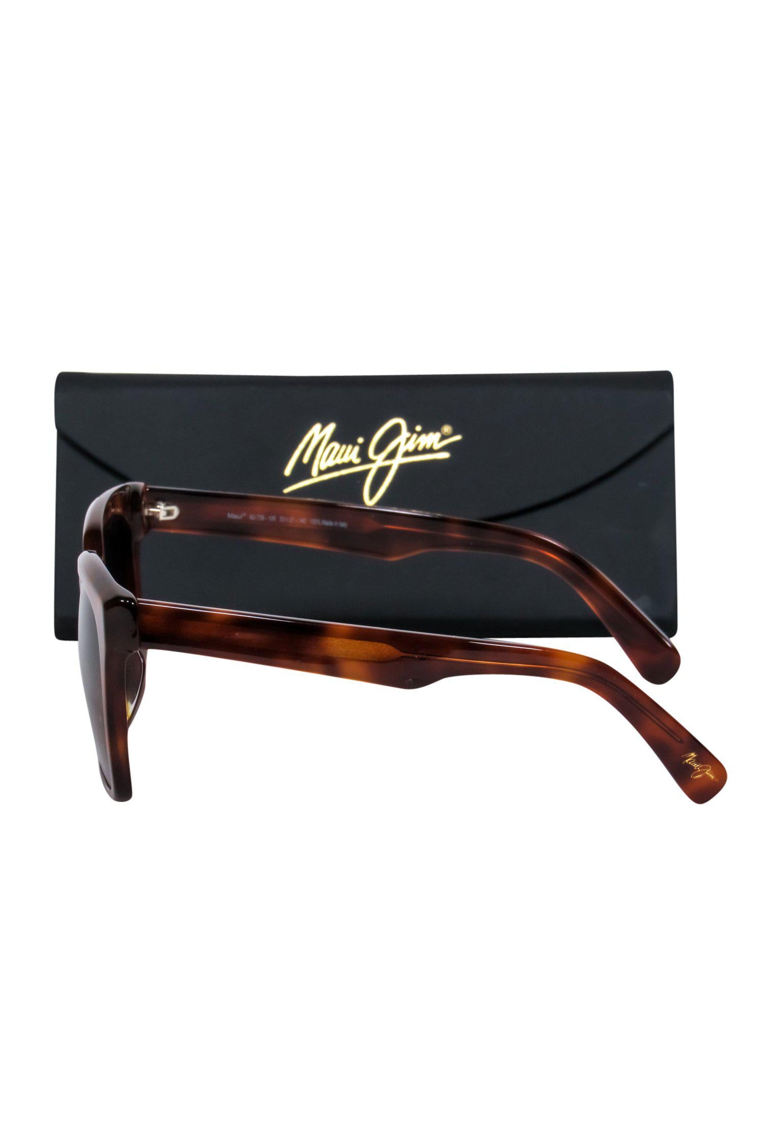 Maui Jim Brown Tortoise Shell Wayfarer Sunglasses - A Fashion Must-Have!