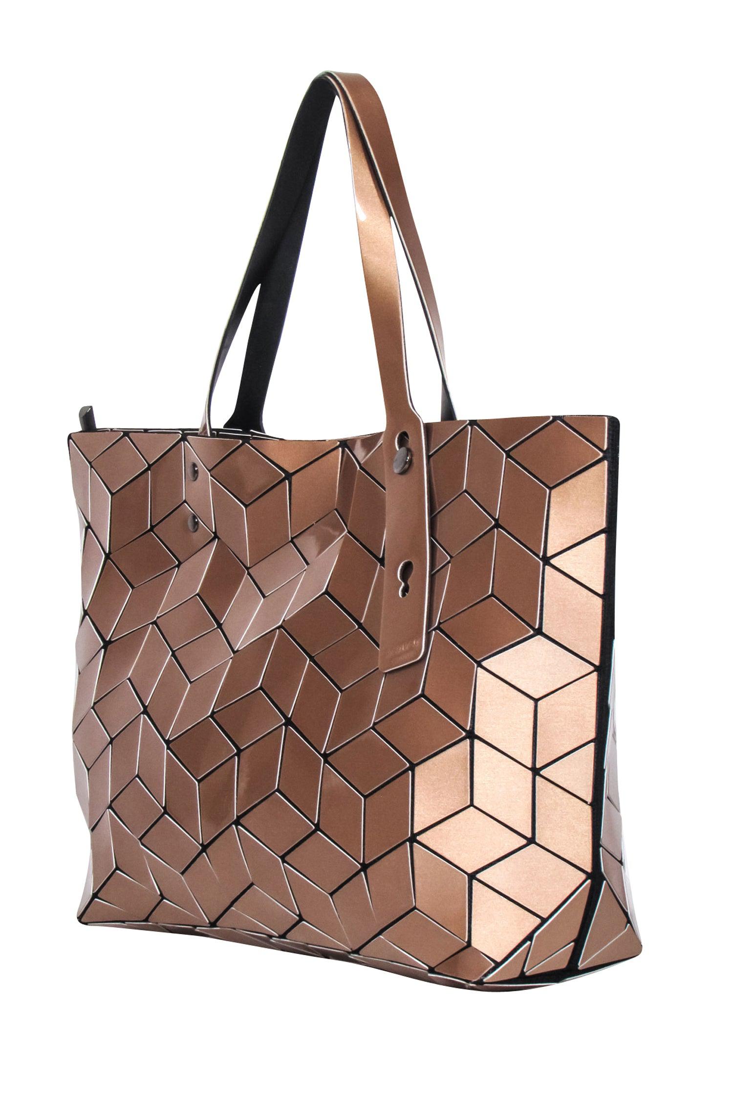 Bao Bao Golden Bronze Metallic Mosaic: The Sparkling Tote