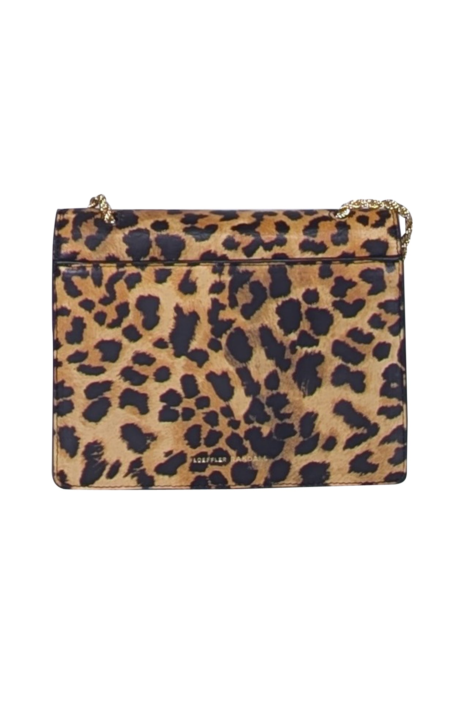 Loeffler Randall - Exquisite Tan & Black Leopard Print Crossbody Bag