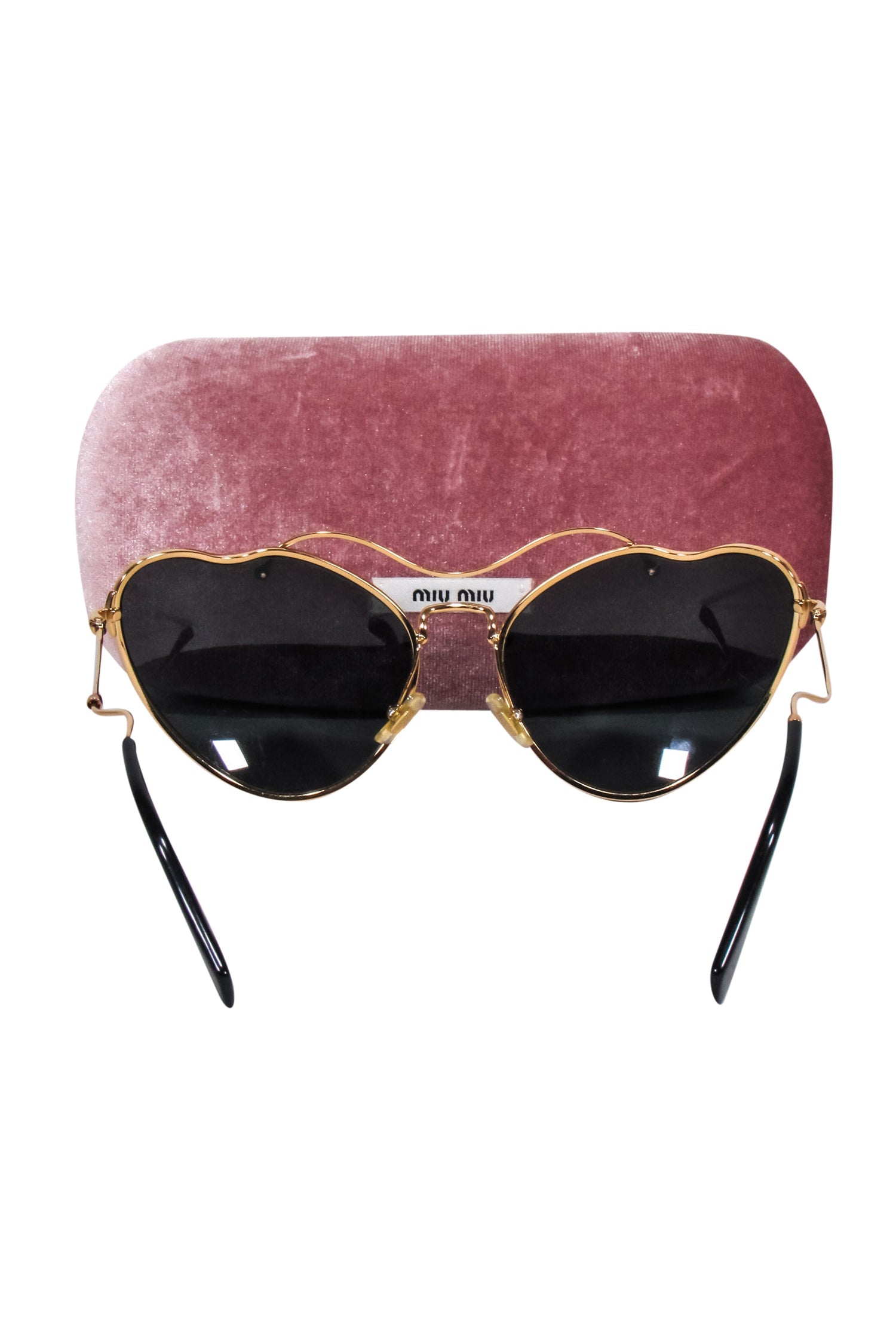 Miu Miu Gold Cat Eye Aviator Sunglasses: Glam Up Your Look!