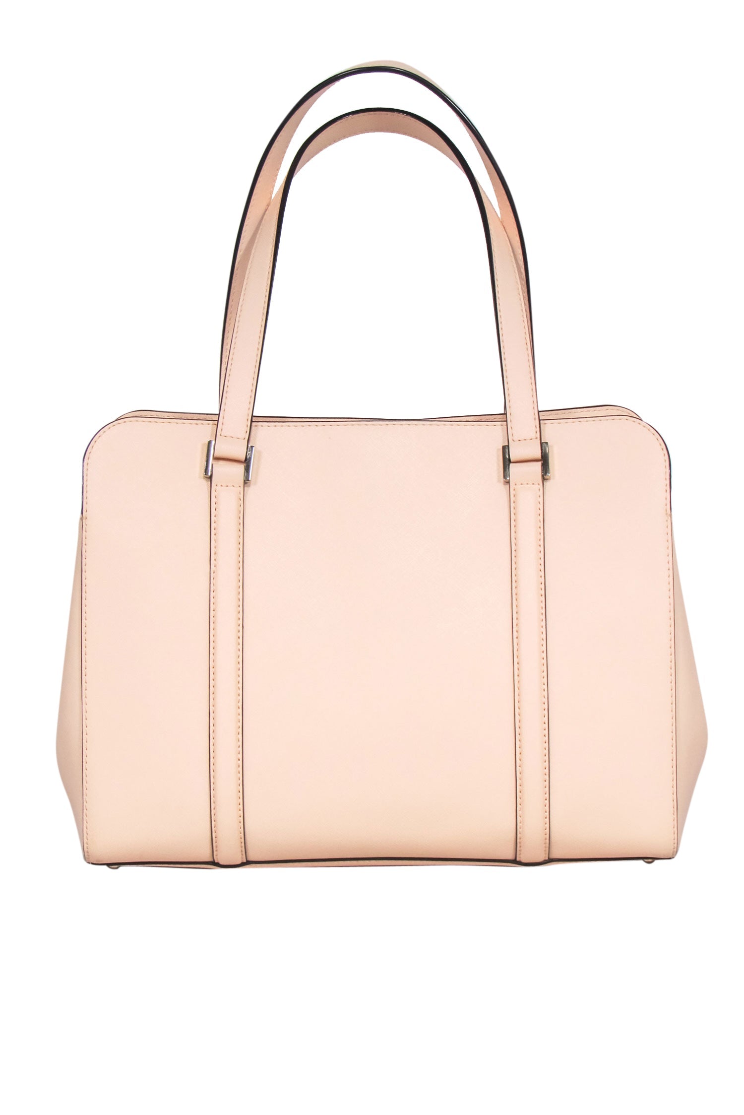 Kate Spade Peach Pink Textured Leather Miles Carryall - The Ultimate Satchel