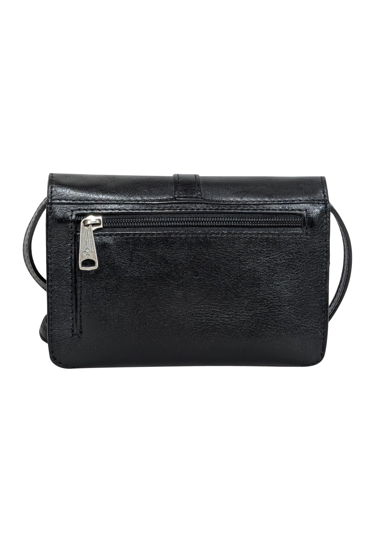 Patricia Nash - Stunning Black Leather Crossbody Bag for Rodeo Lovers