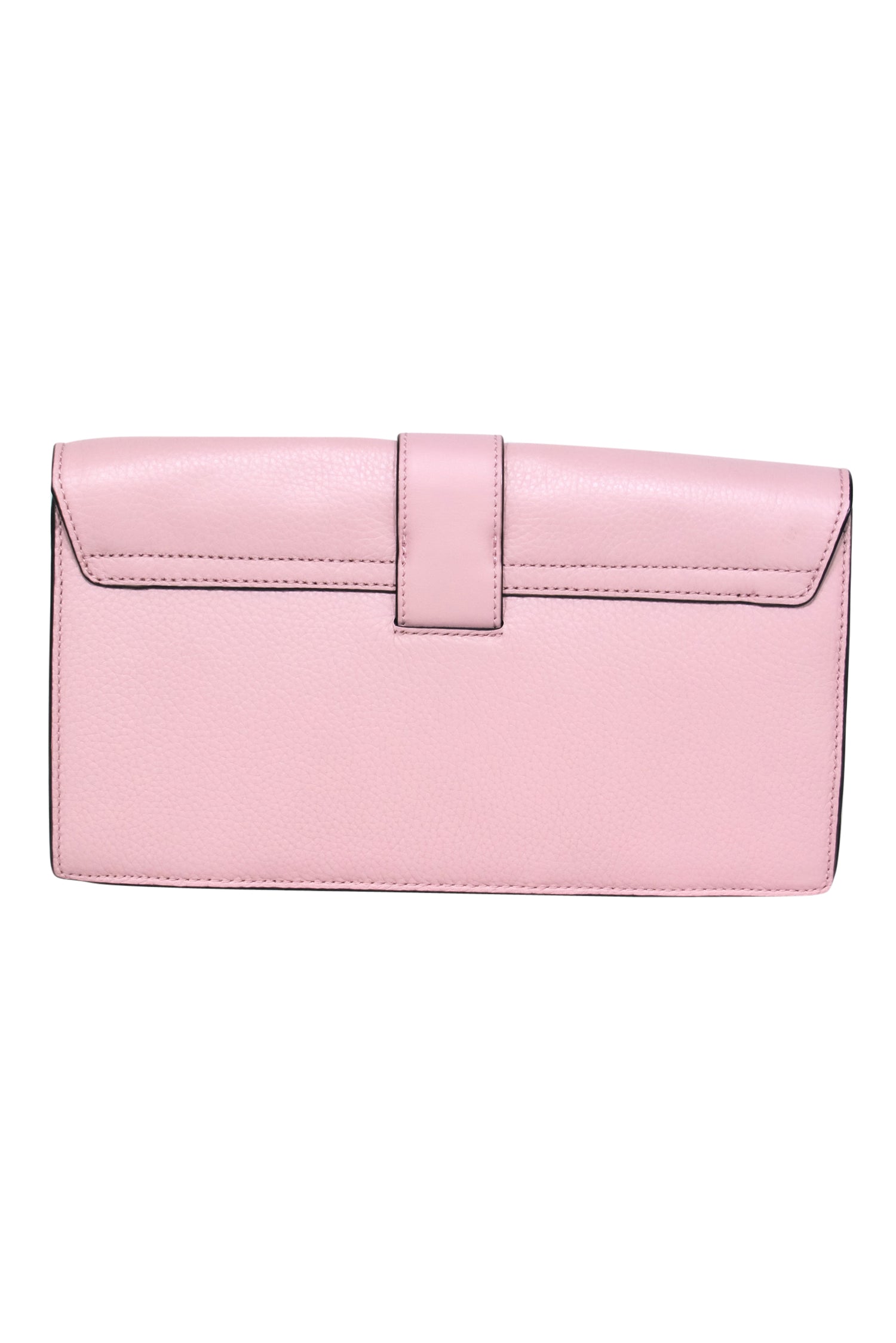 Kate Spade Baby Pink Pebbled Leather Fold-Over Clutch: A Chic Spring Essential