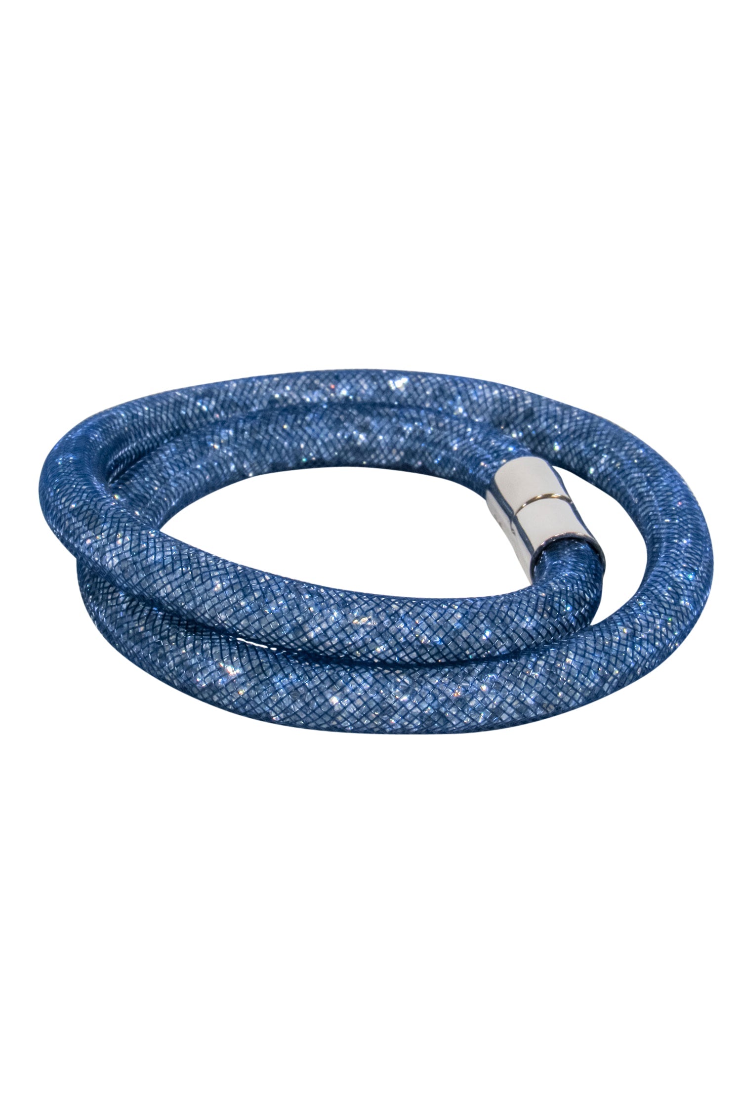 Swarovski Blue 'Stardust' Double Wrap Bracelet - A Dazzling Accessory