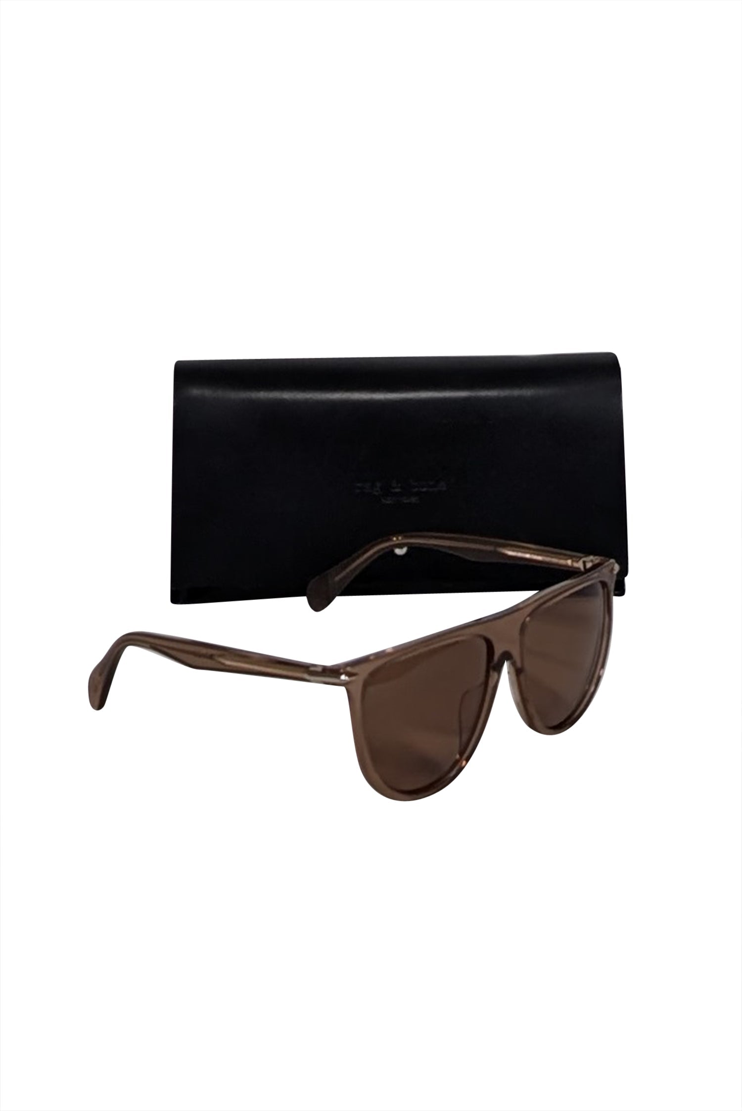 Rag & Bone Tan Translucent Sunglasses - A Trendy Vacation Essential