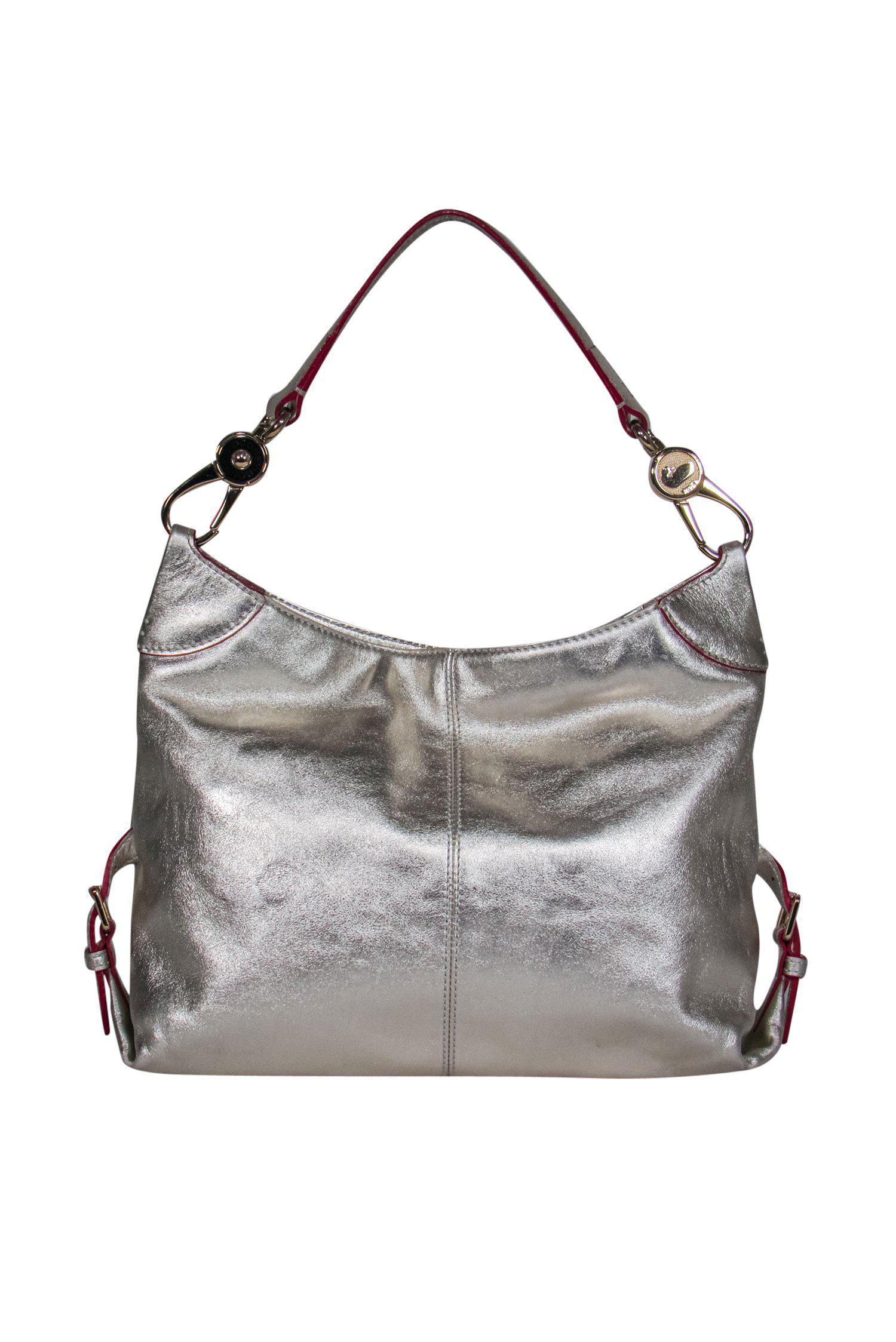Dooney & Bourke's Stunning Gold Metallic Leather Shoulder Bag