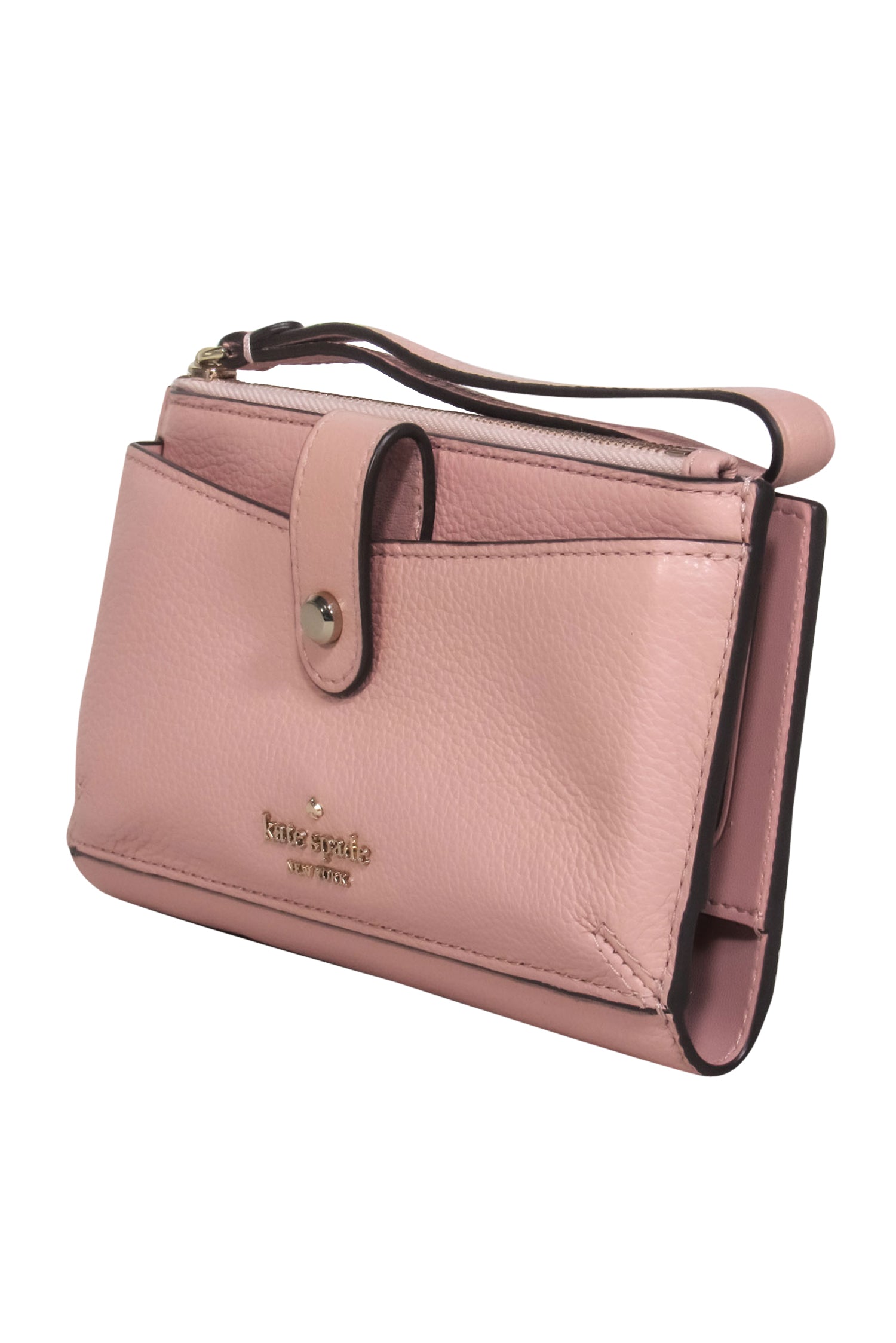 Kate Spade Light Pink Leather Universal Phone Wristlet - The Ultimate On - the - Go Accessory