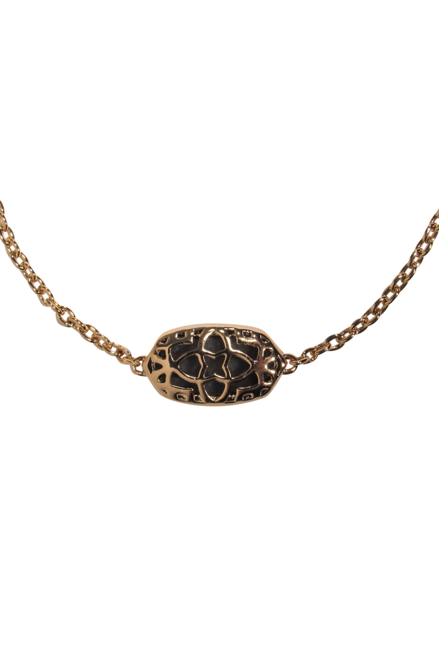 Kendra Scott - Rose Gold Adjustable 'Elaina' Chain Bracelet with Sparkling Stone