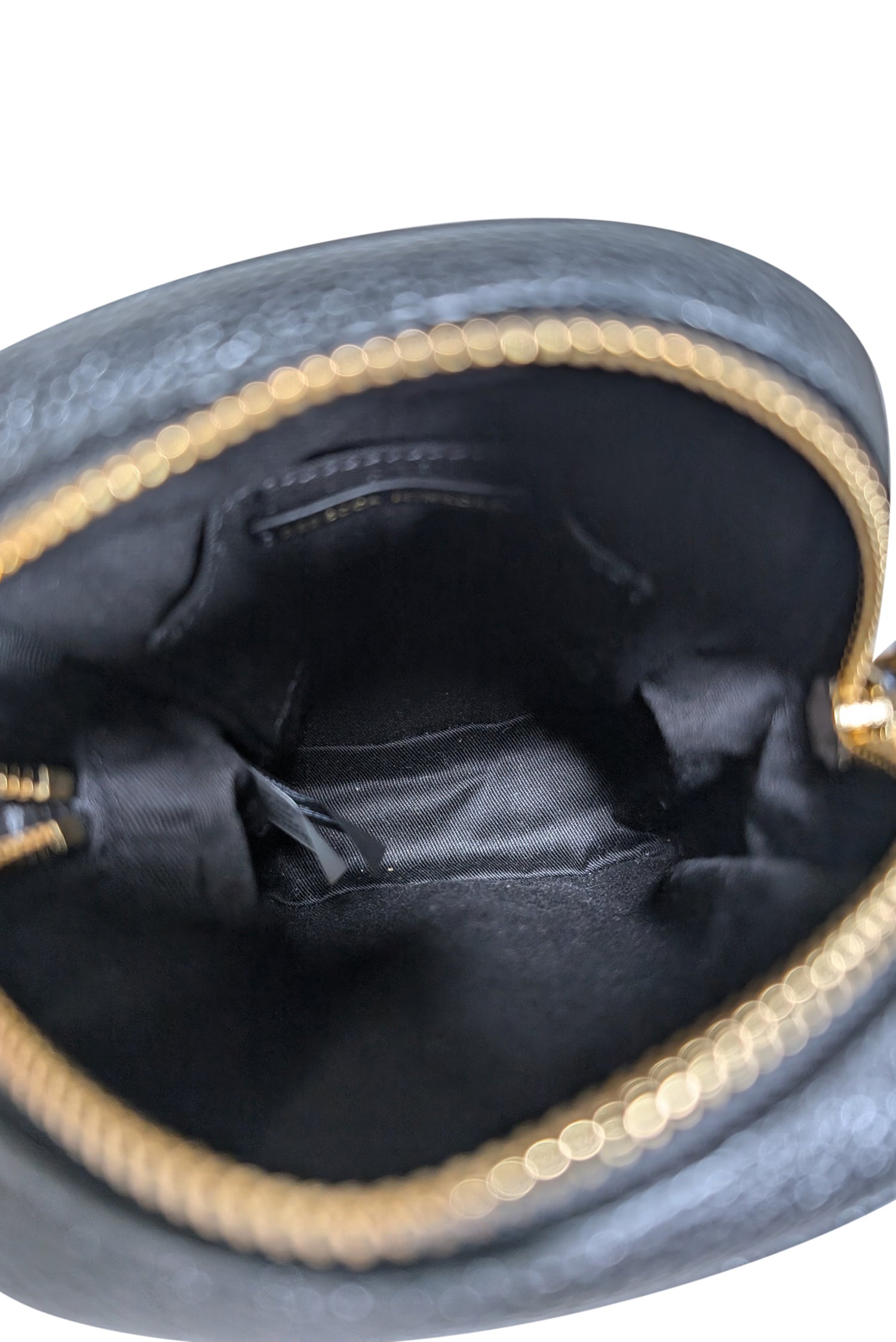 Rebecca Minkoff's Glamorous Black Pebbled Leather Crossbody Bag with Large Front Hook
